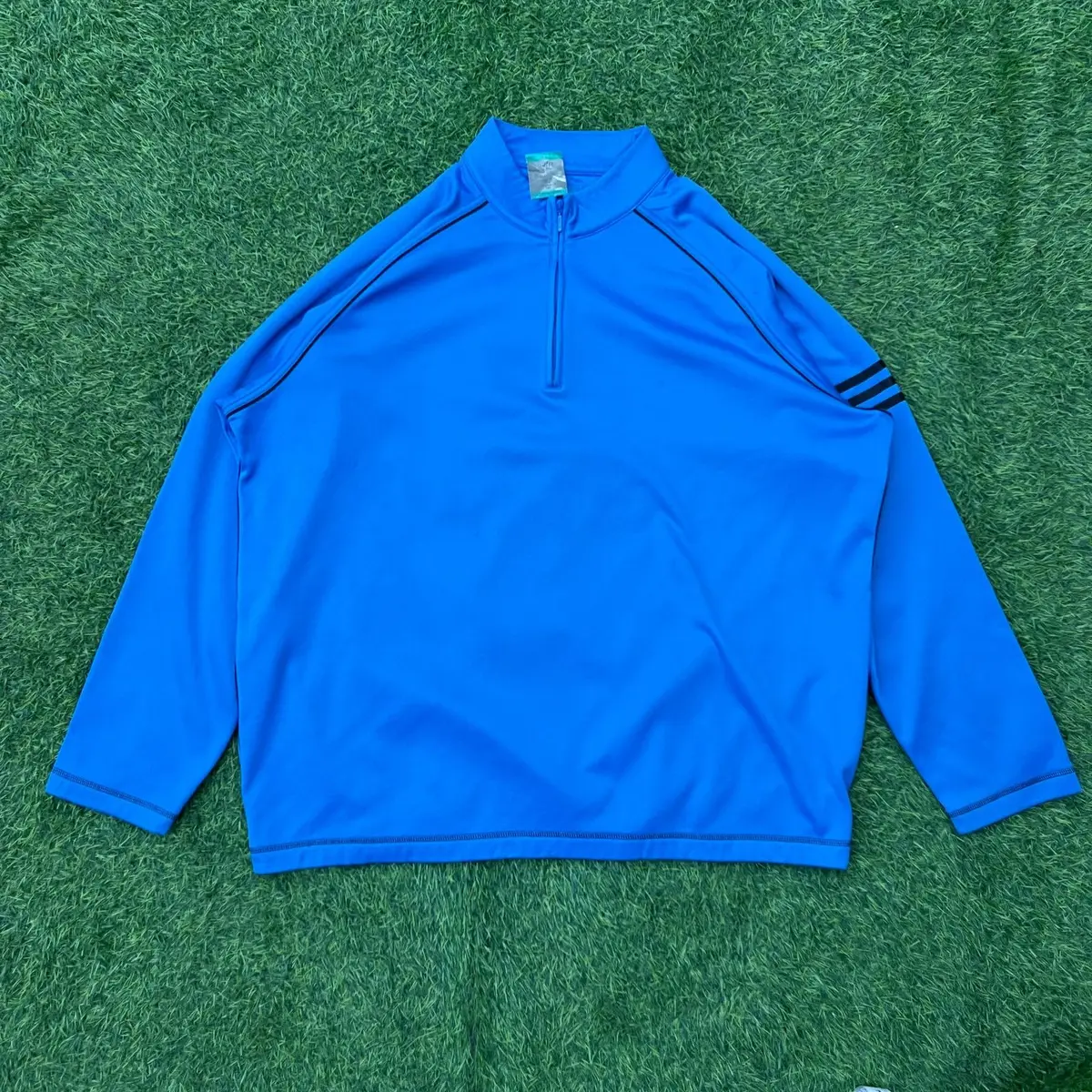 Adidas Blue 1/4-Zip Pullover