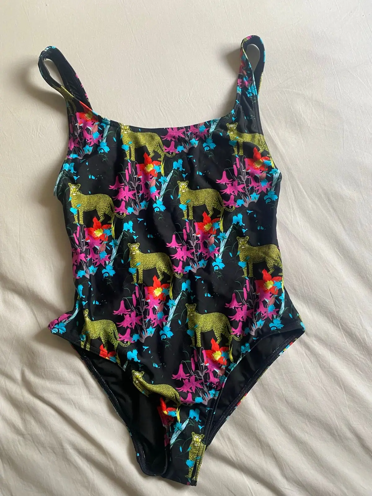 Elizabeth Summer Leopard & Floral Print Swimsuit