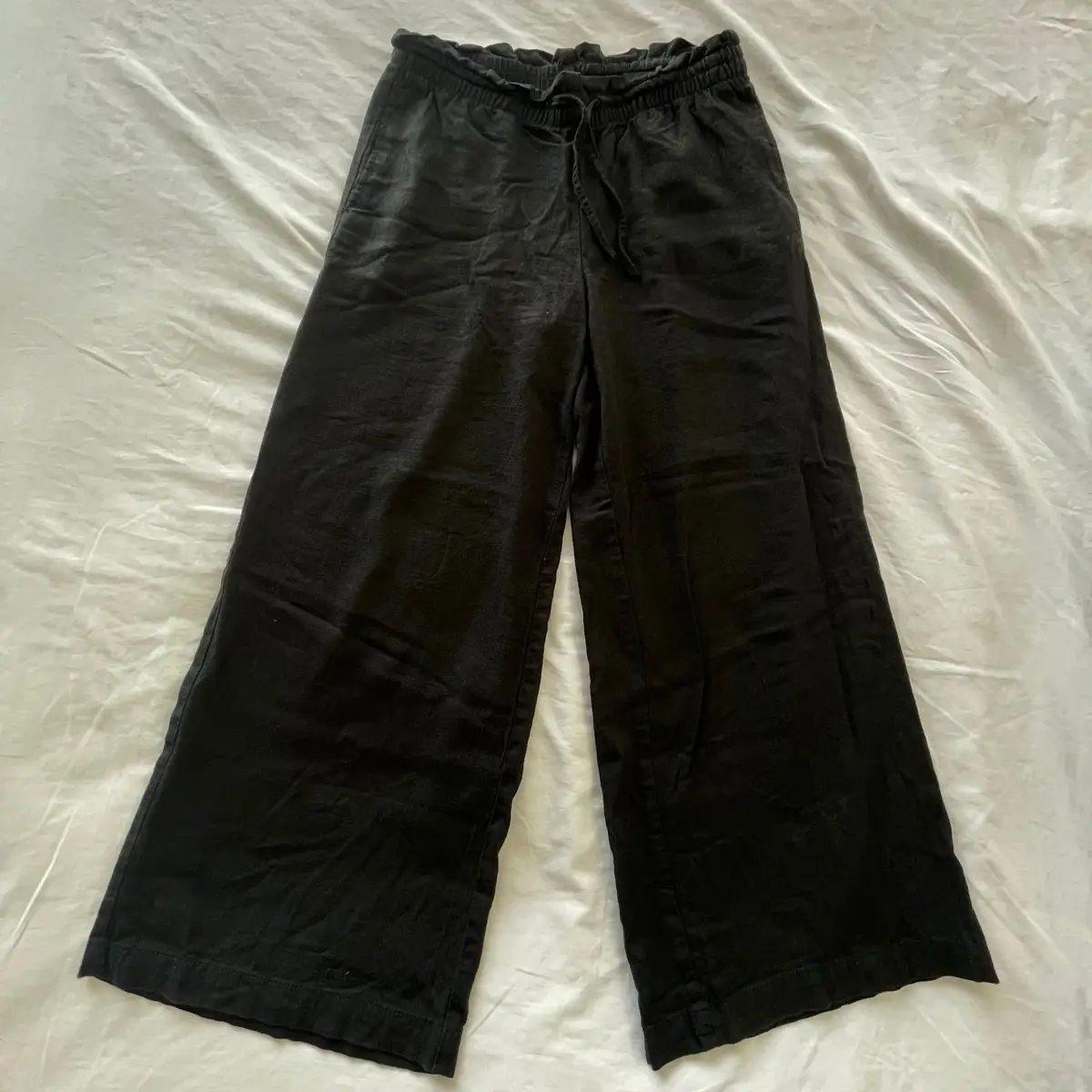 H&M Linen Low Waist Pants XS