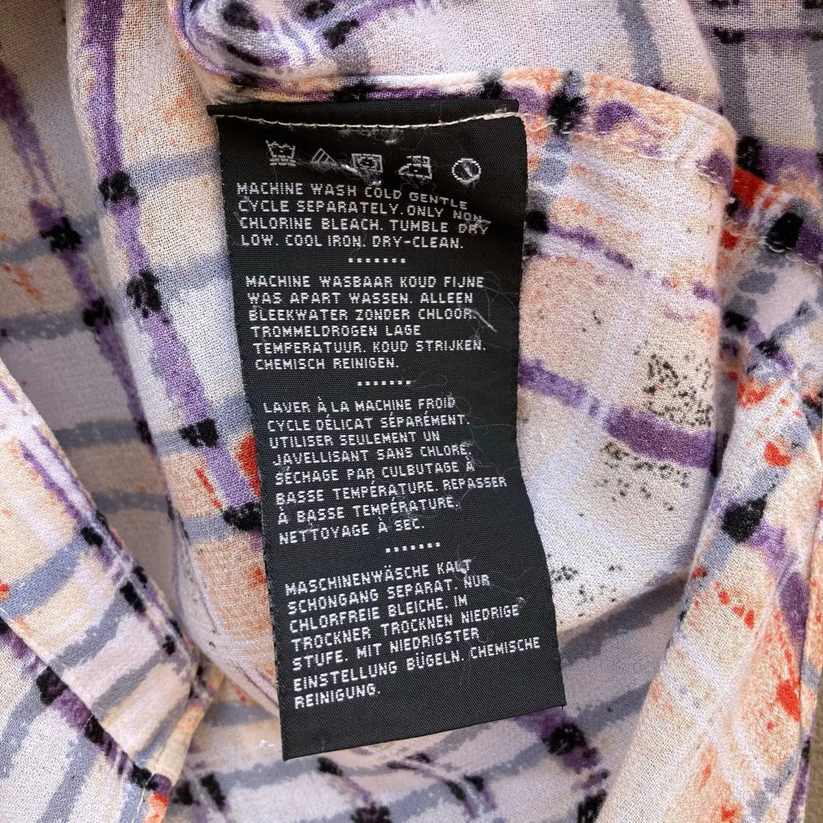 Harley Davidson Plaid Long Sleeve Button-Down Tunic Shirt