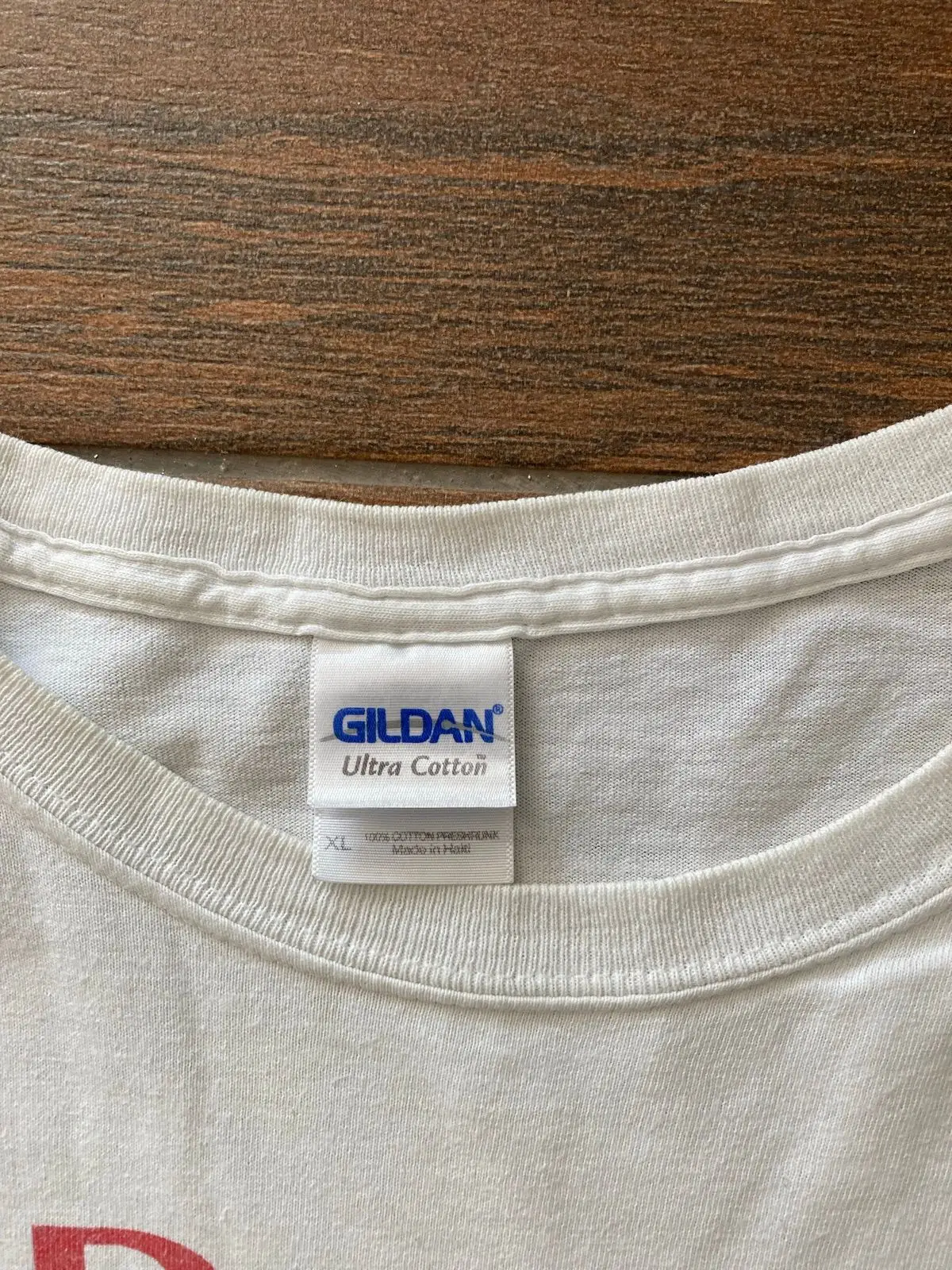 Gildan White Rossi Diamant Graphic Print T-Shirt XL