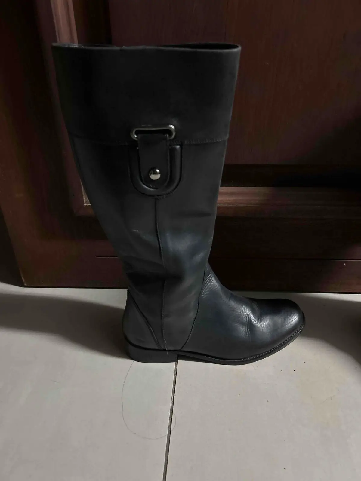 Black Knee-High Boots