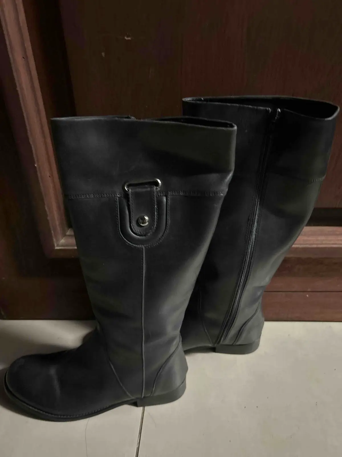 Black Knee-High Boots