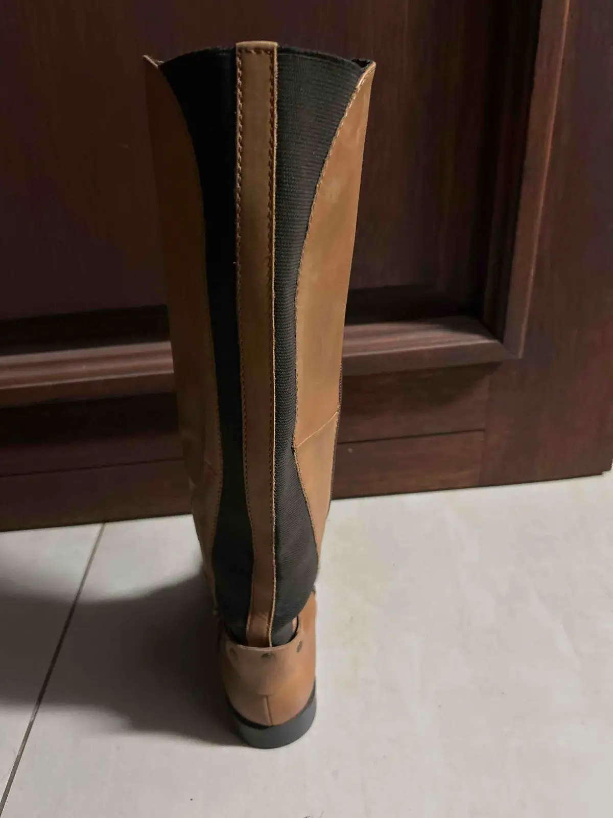 Tan Knee-High Boots Size 4