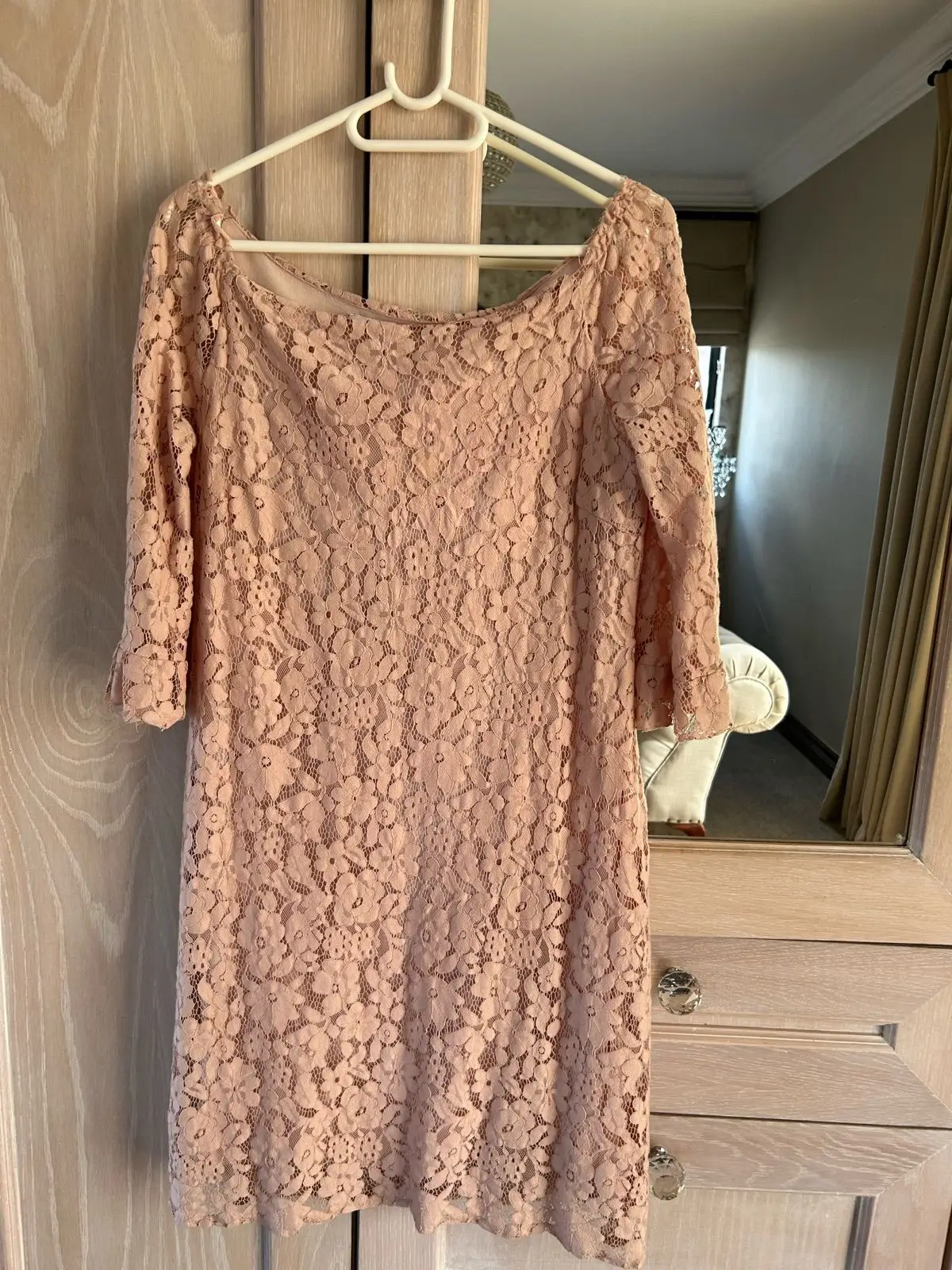 Pink Lace Dress