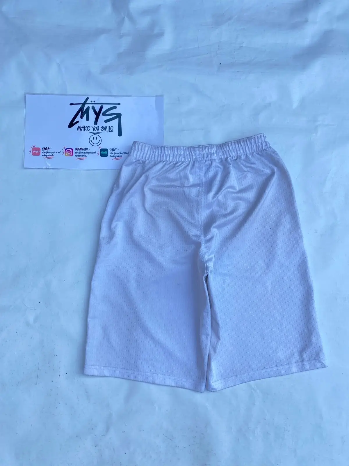 Air Jordan White Mesh Basketball Shorts