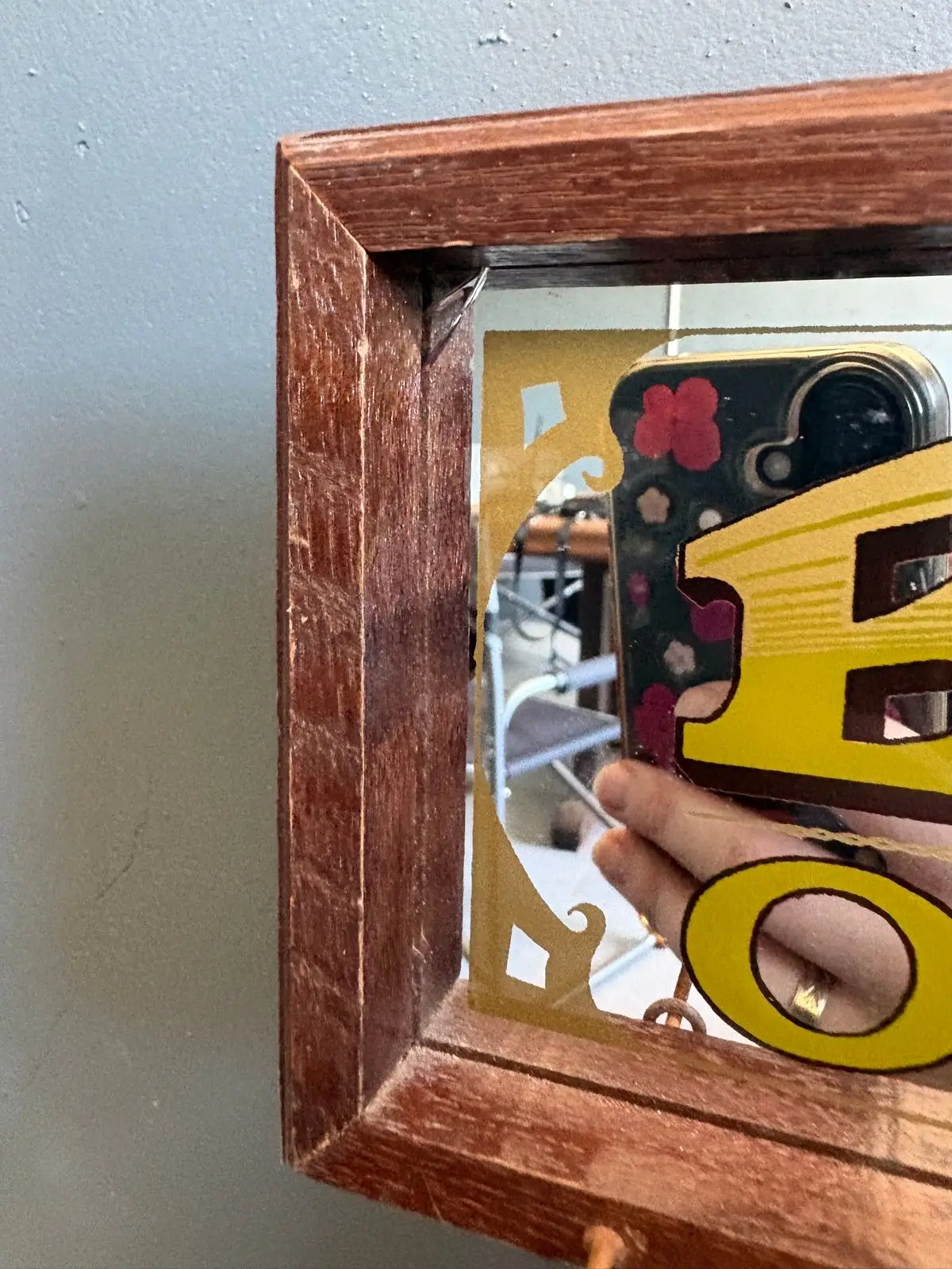 Vintage Bar Open Framed Bar Set Stand