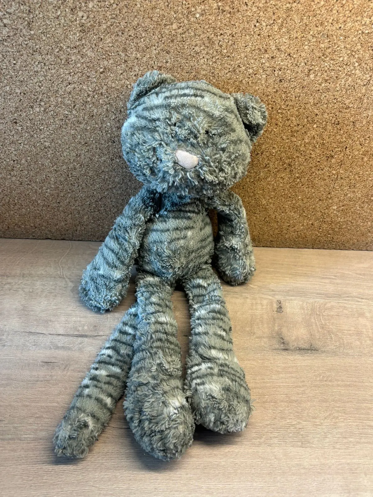 Jellycat Grey Tabby Cat Plush Toy