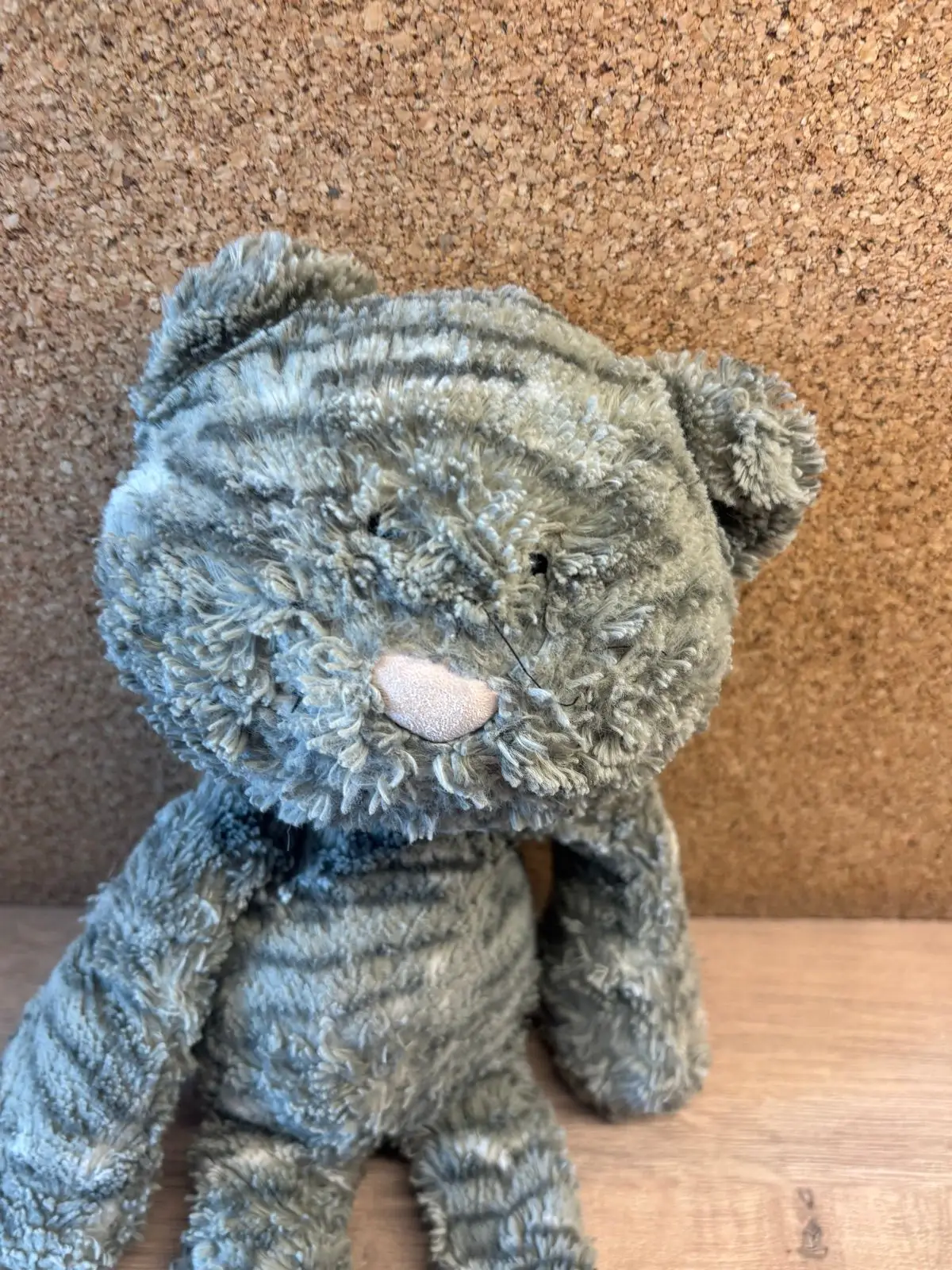 Jellycat Grey Tabby Cat Plush Toy