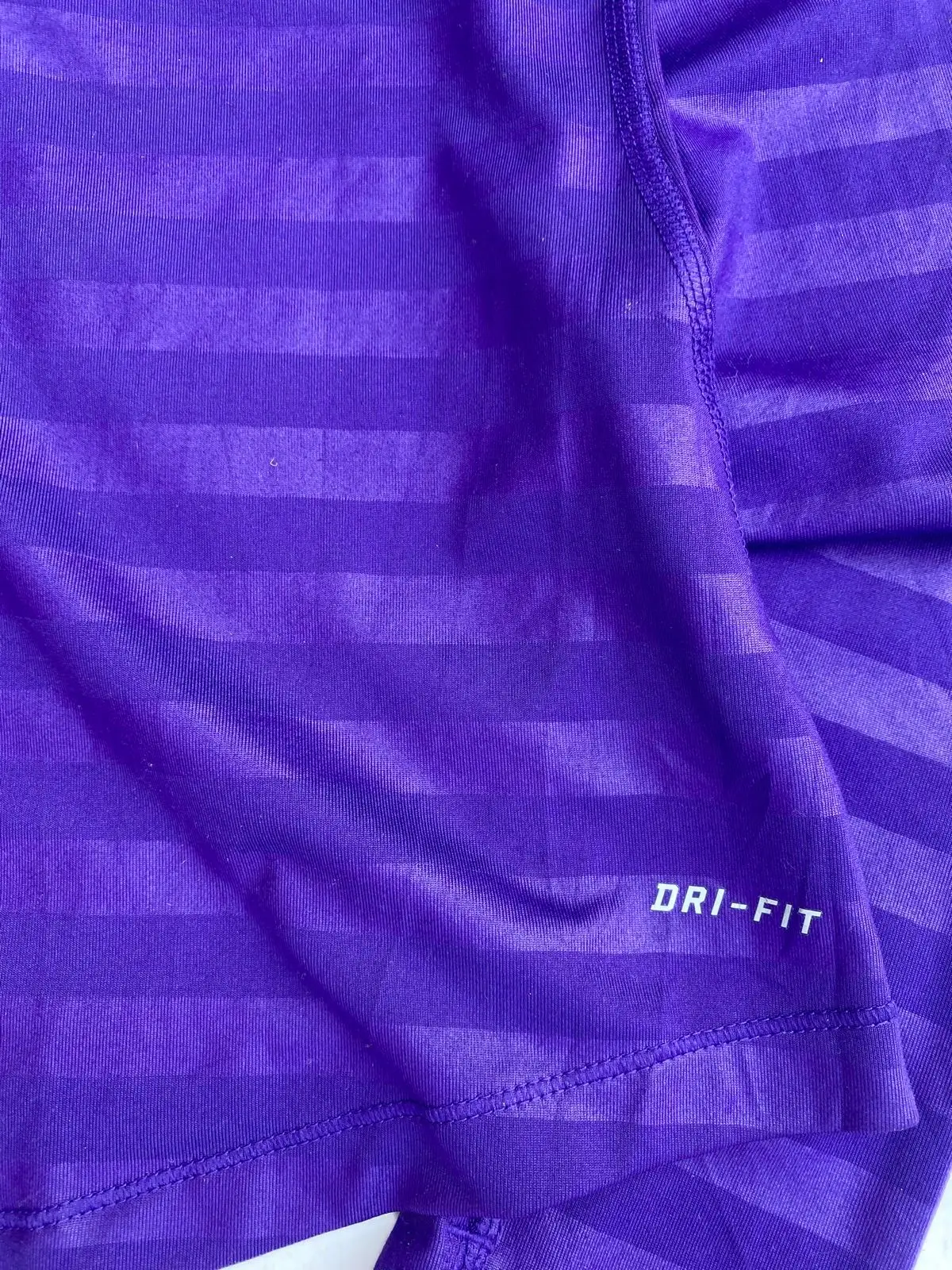 Nike Pro Dri-FIT Half Zip Long Sleeve Top Purple Small