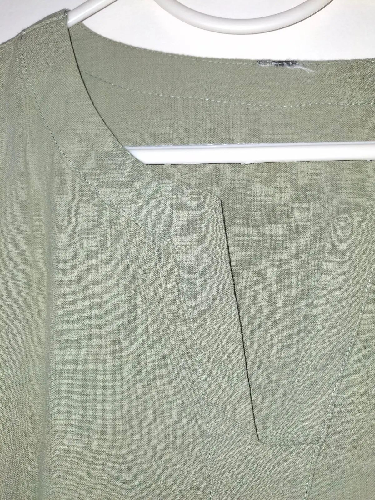 PNP Clothing Sage Green Tunic Dress Large