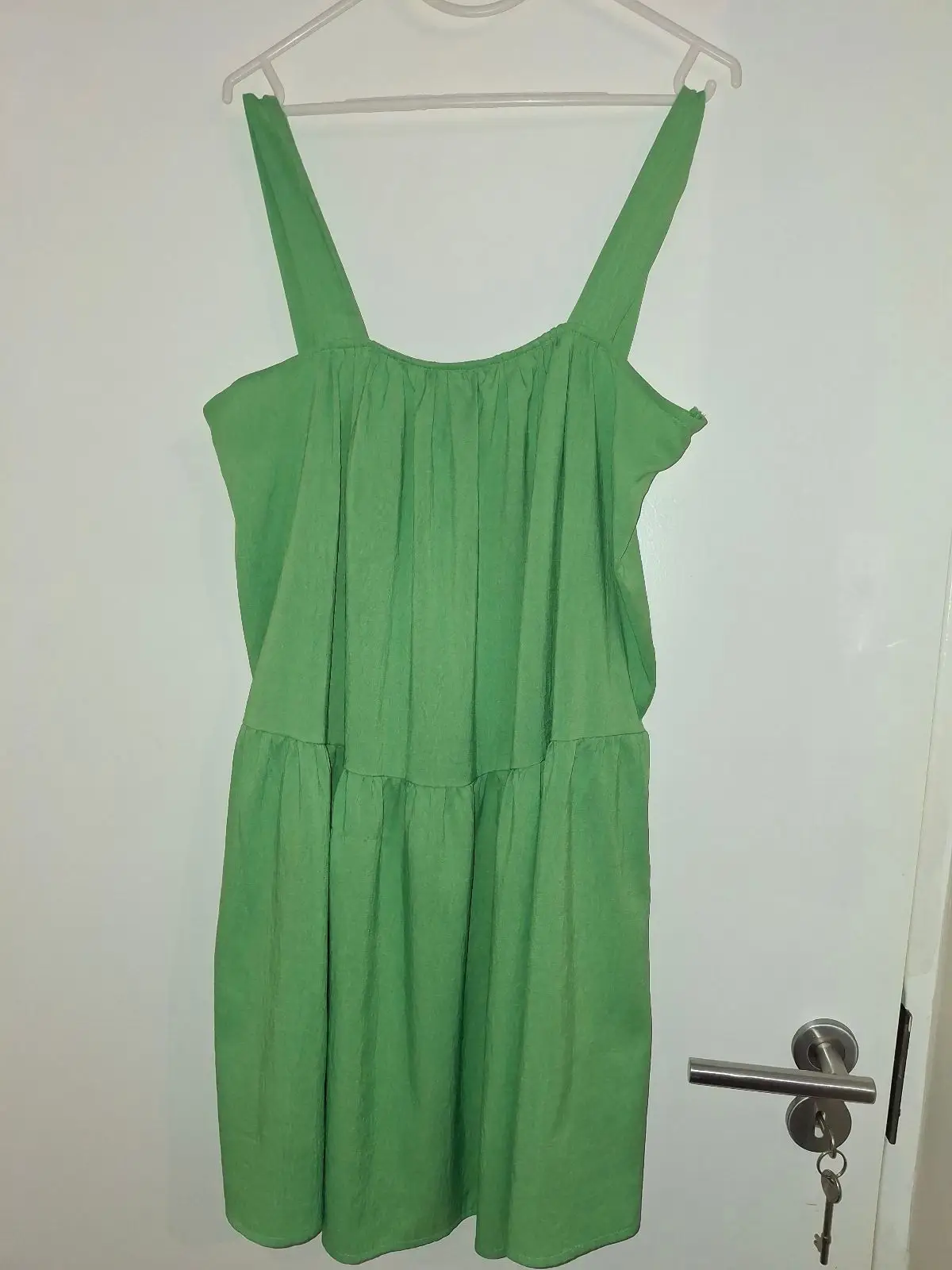 Edgars Green Tiered Smock Sundress