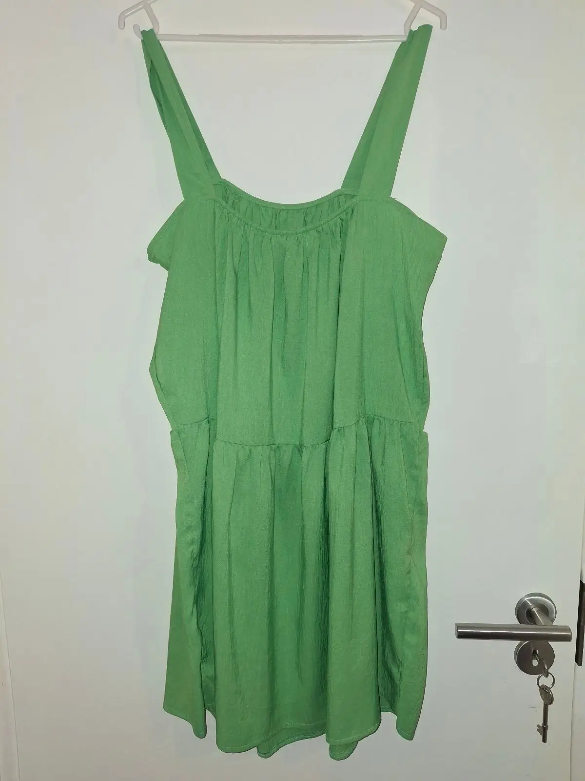 Edgars Green Tiered Smock Sundress