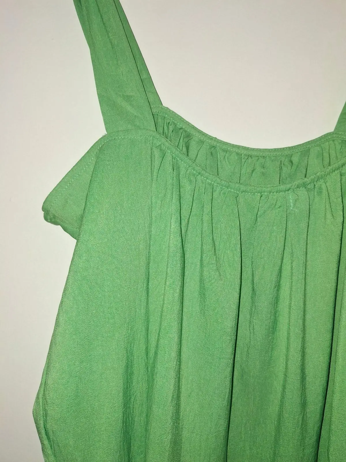 Edgars Green Tiered Smock Sundress