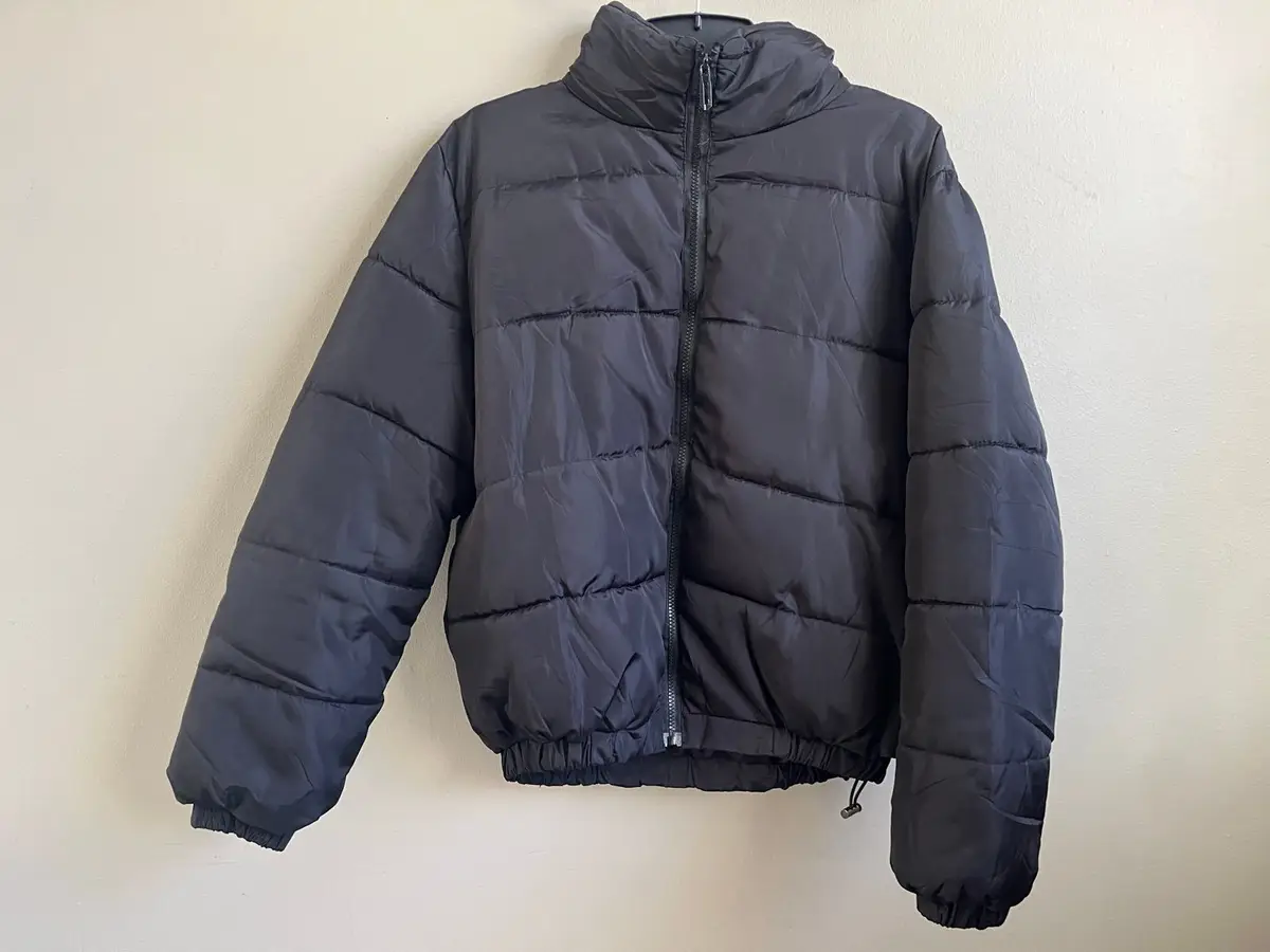 Shein Black Puffer Jacket
