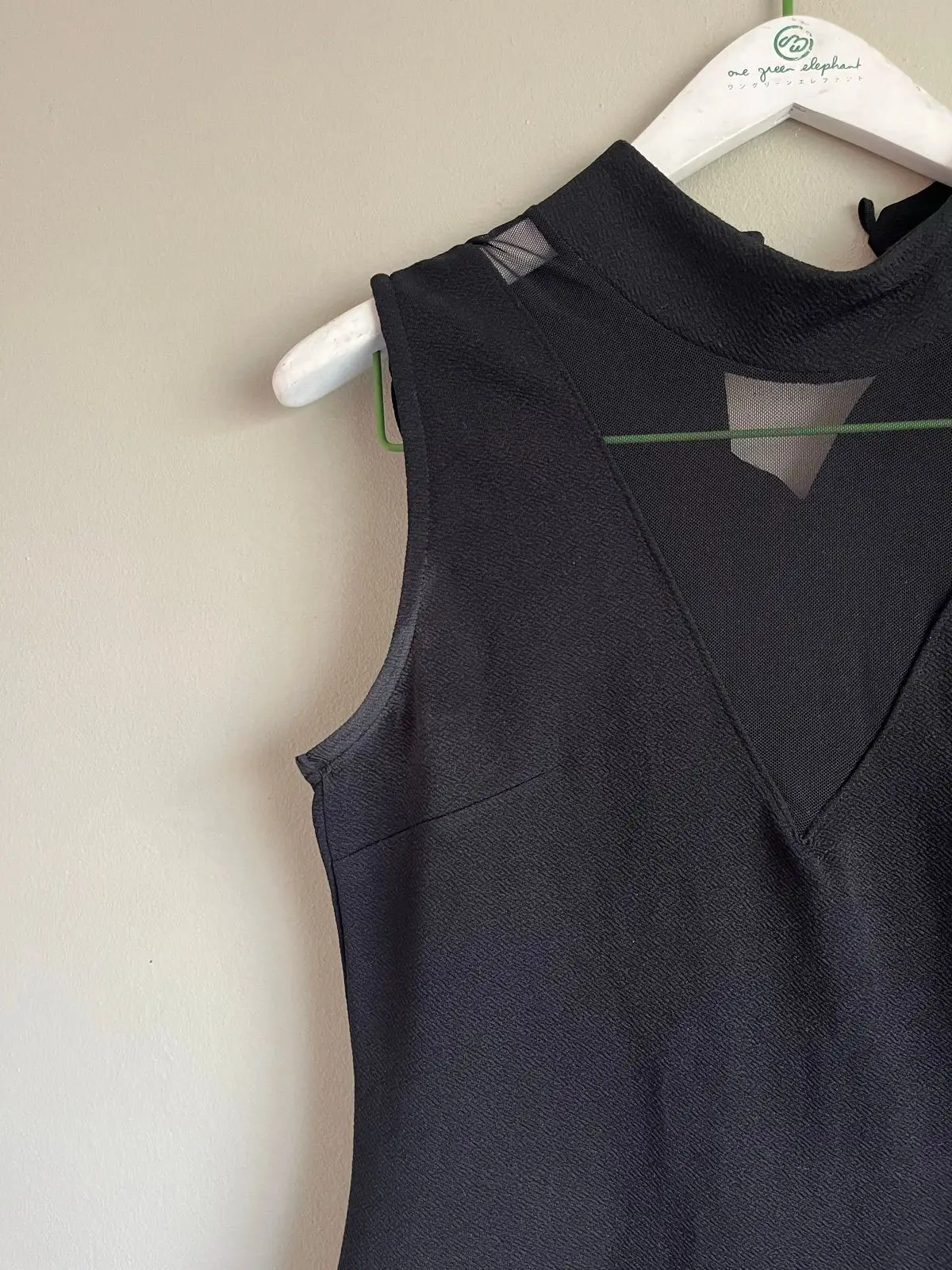 Mr Price Black Sleeveless Dress with Mesh Detail Size XL