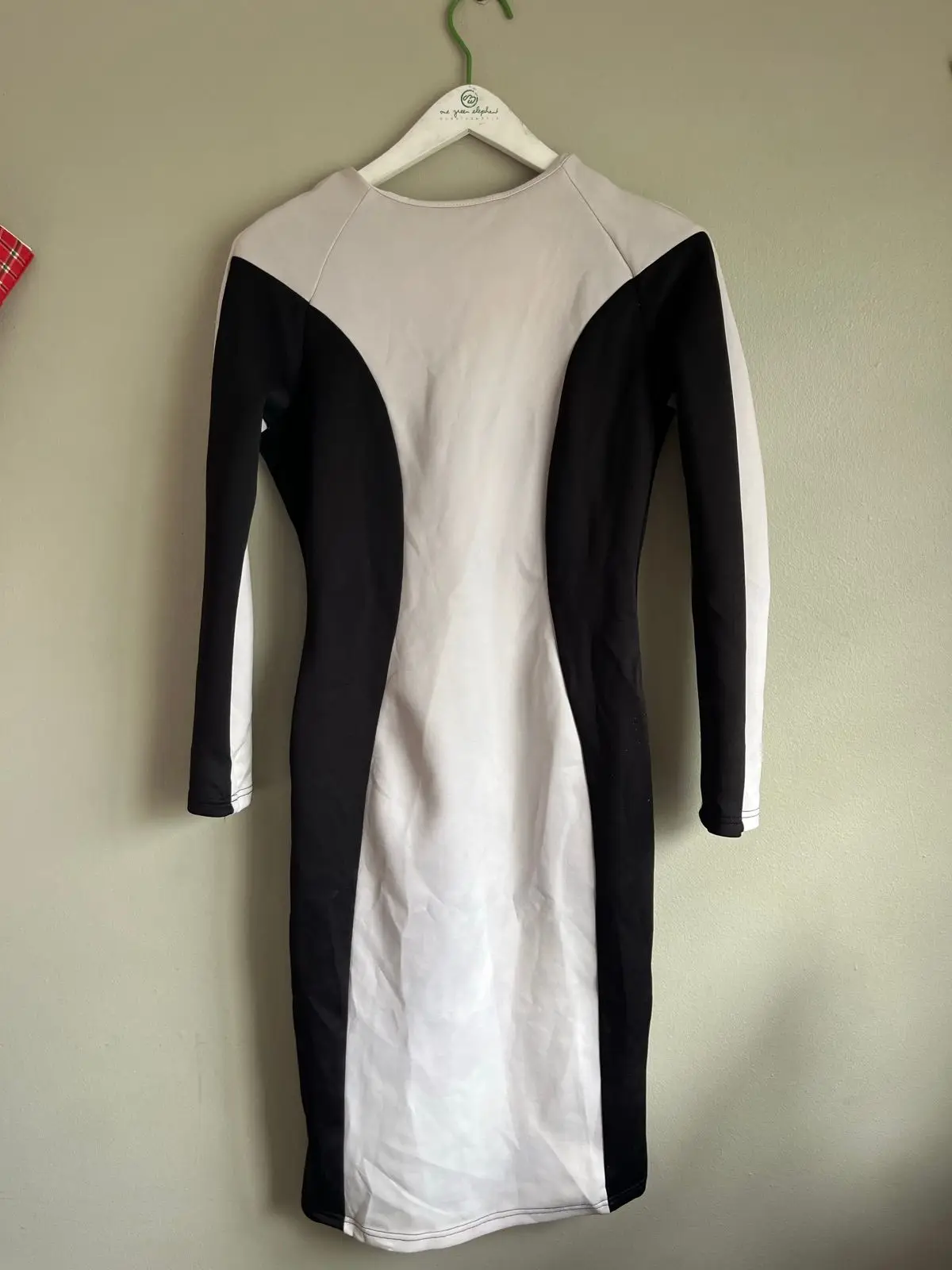 Mr Price Black and White Colorblock Dress