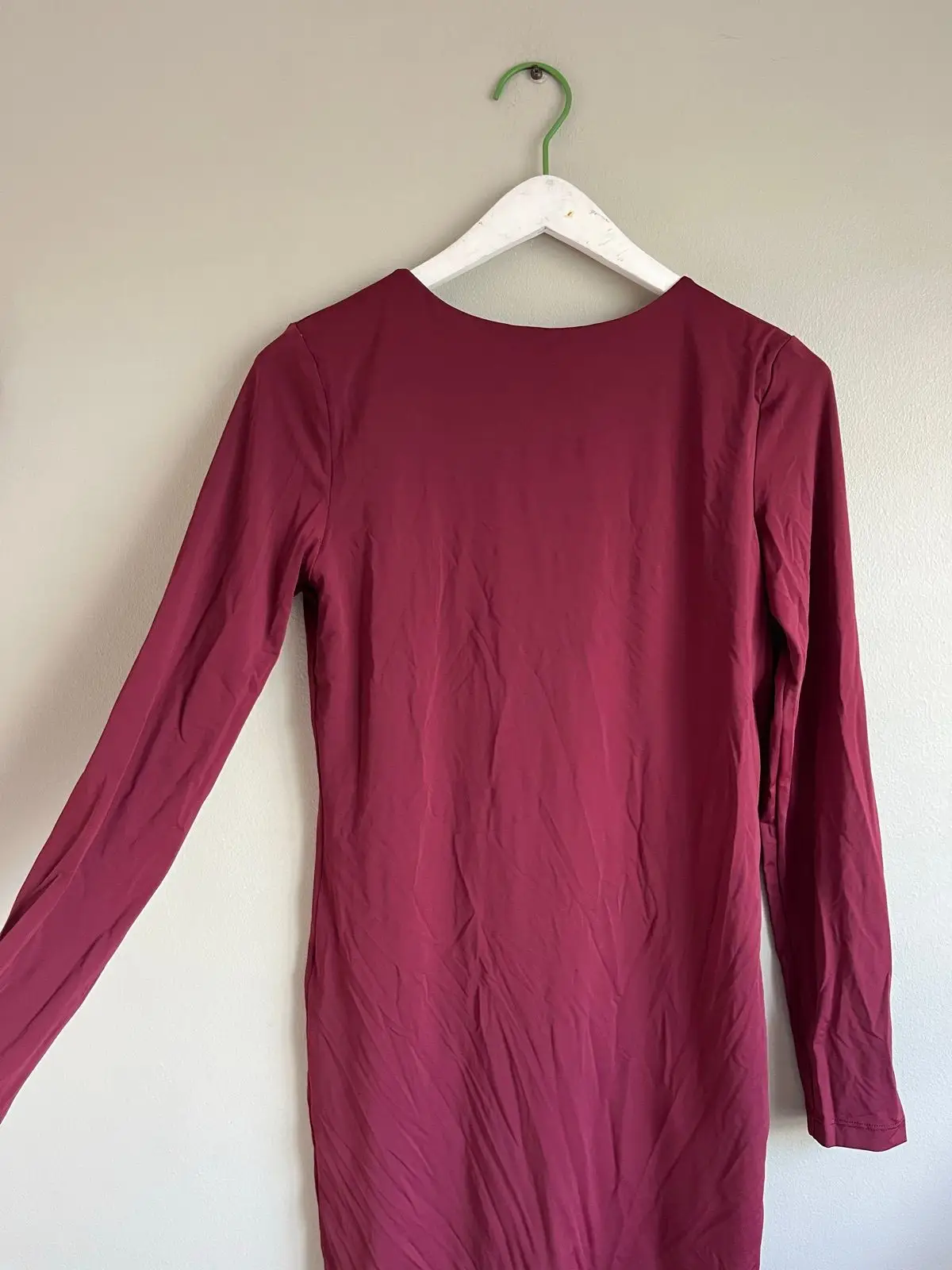 Mr Price Maroon Long Sleeve Dress