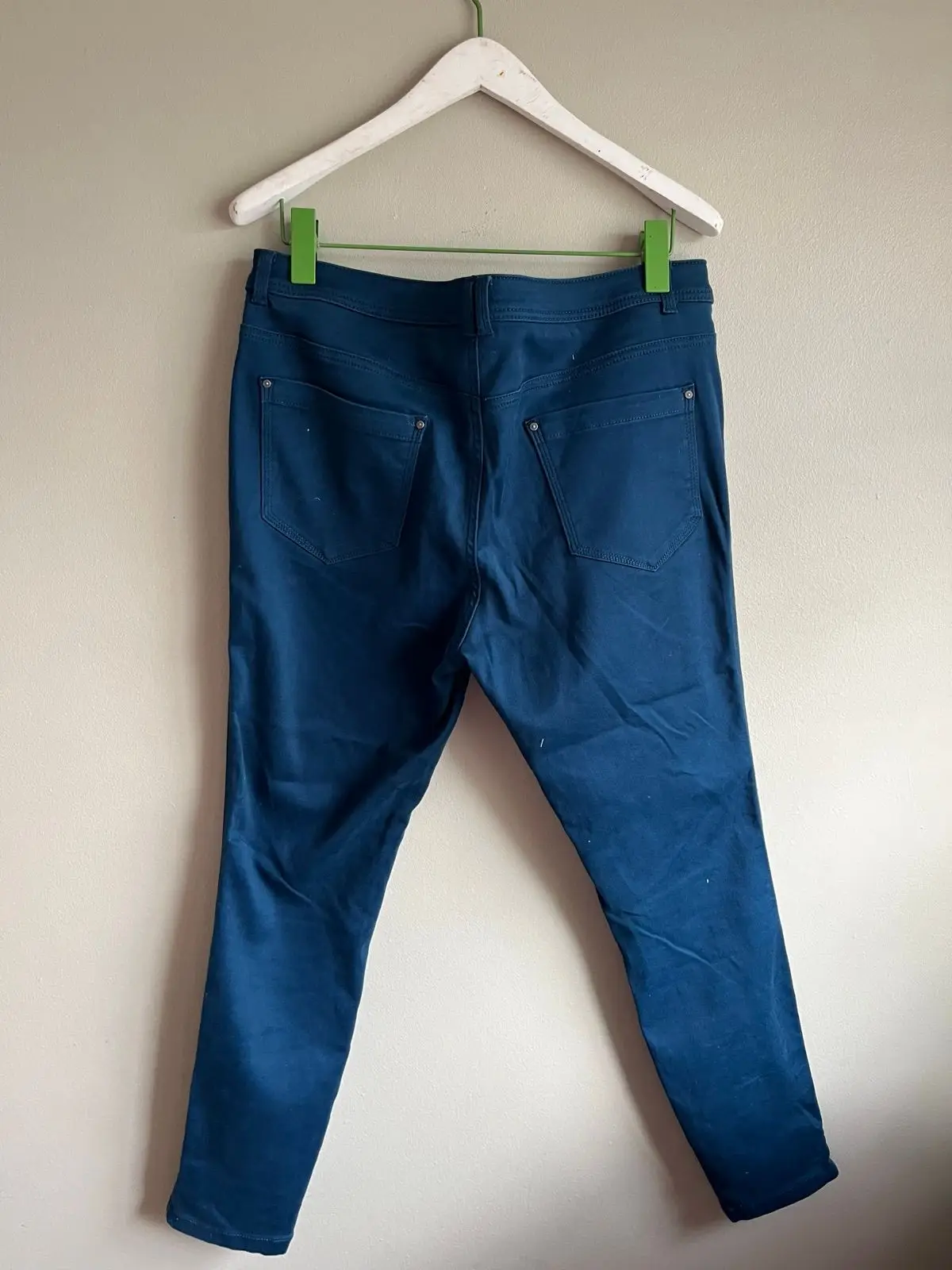 Woolworths Blue Zipped Detail Pants Size 16