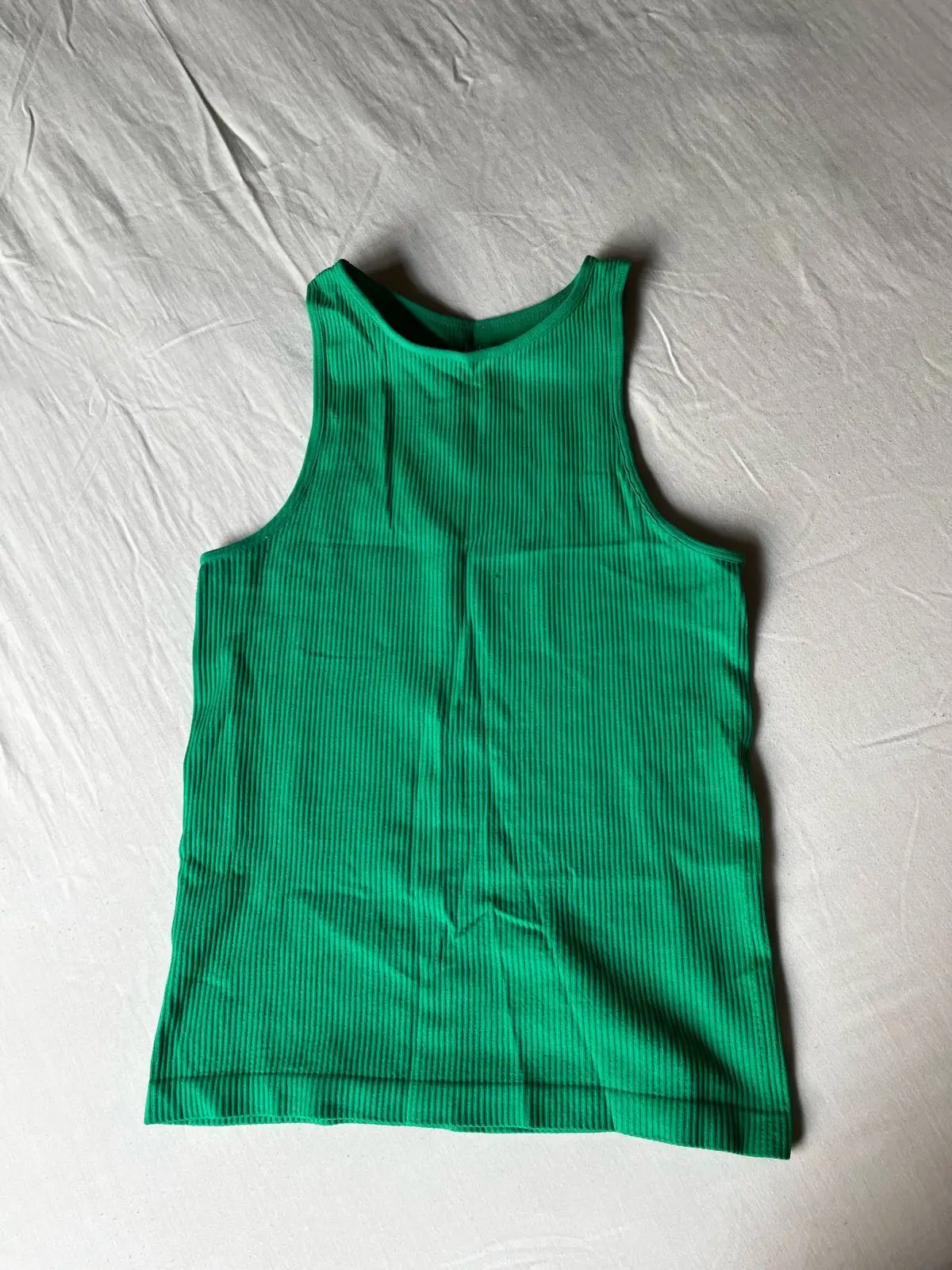 Mr Price Green Ribbed Tank Top