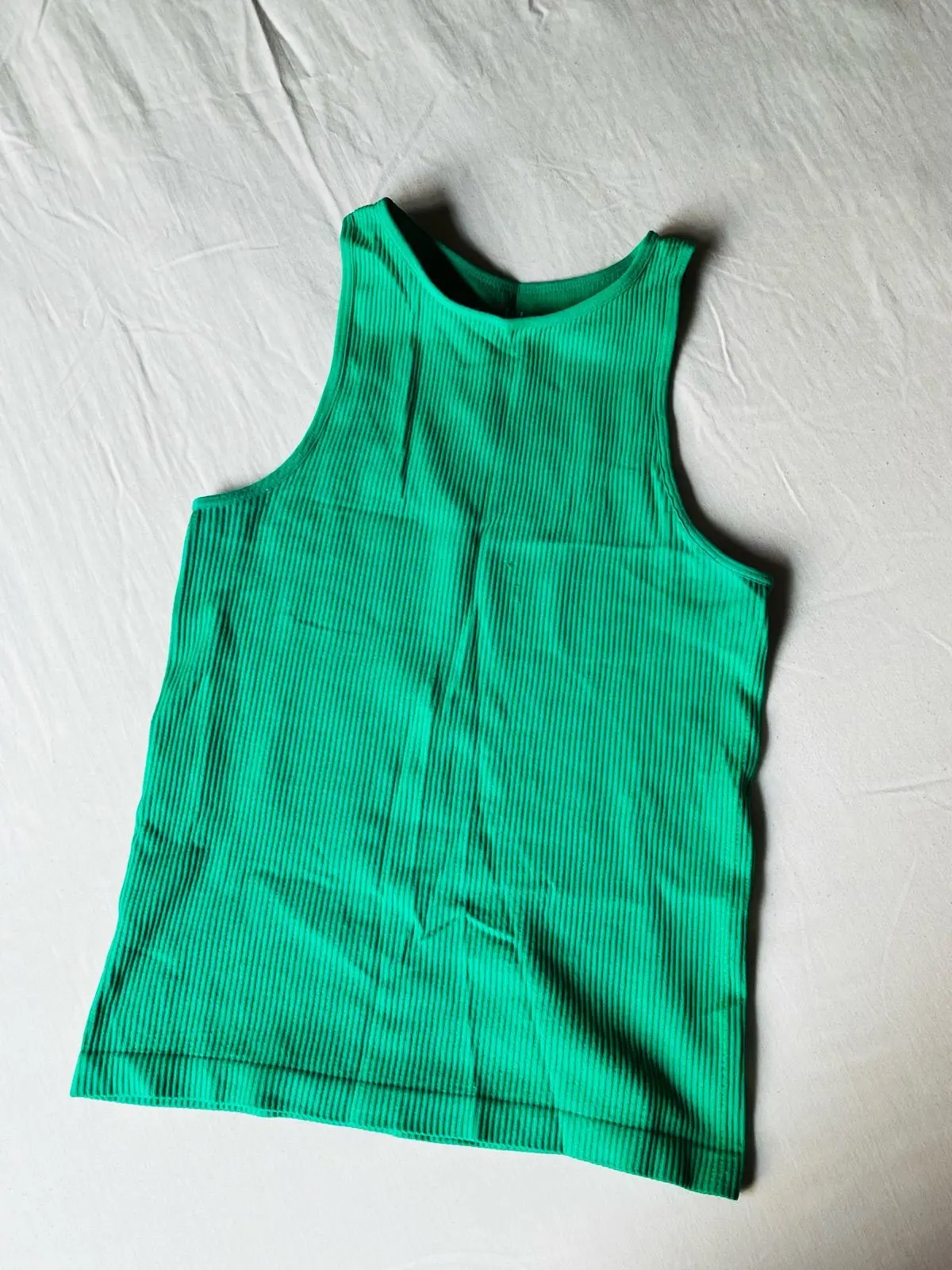 Mr Price Green Ribbed Tank Top