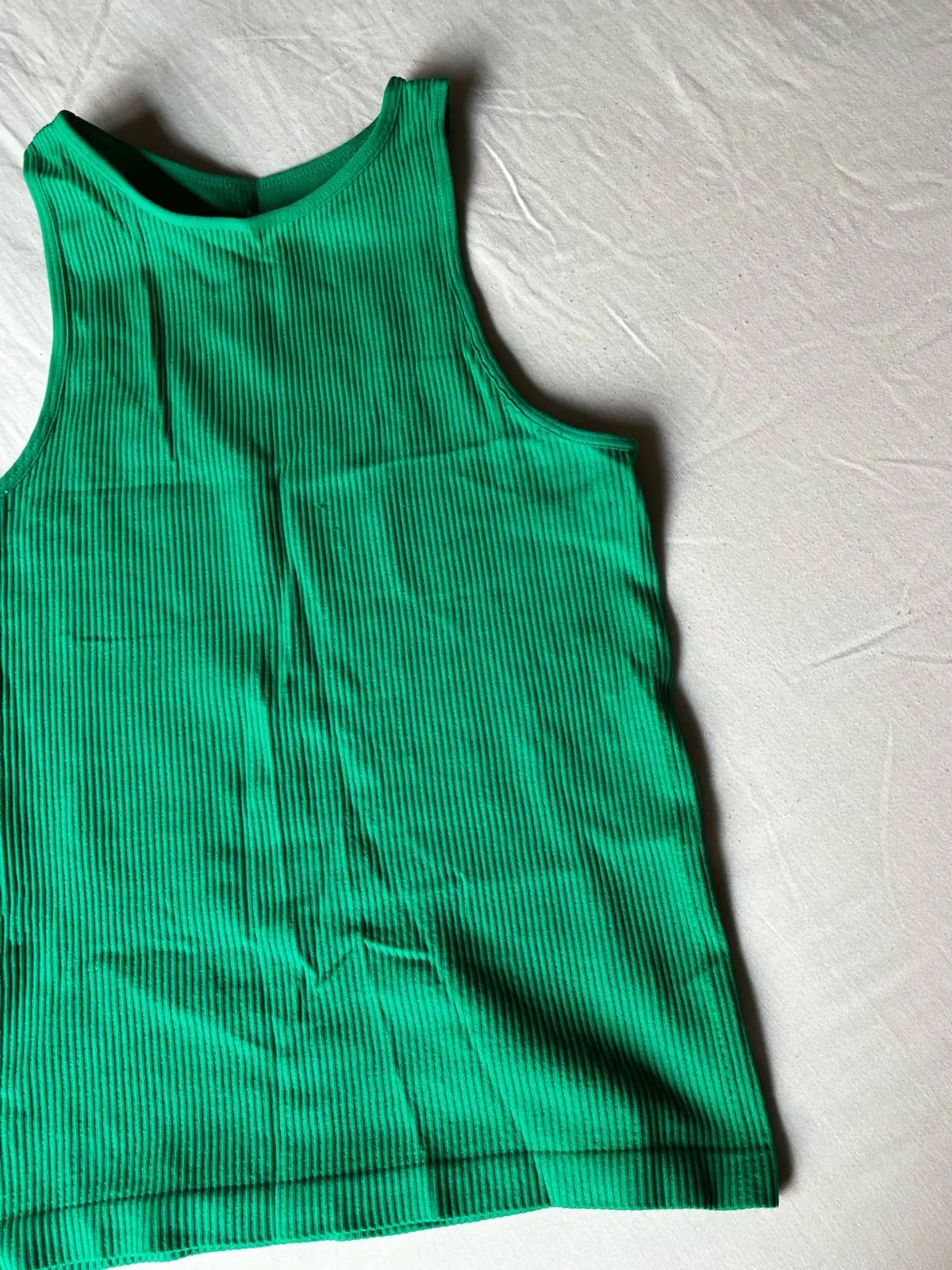 Mr Price Green Ribbed Tank Top