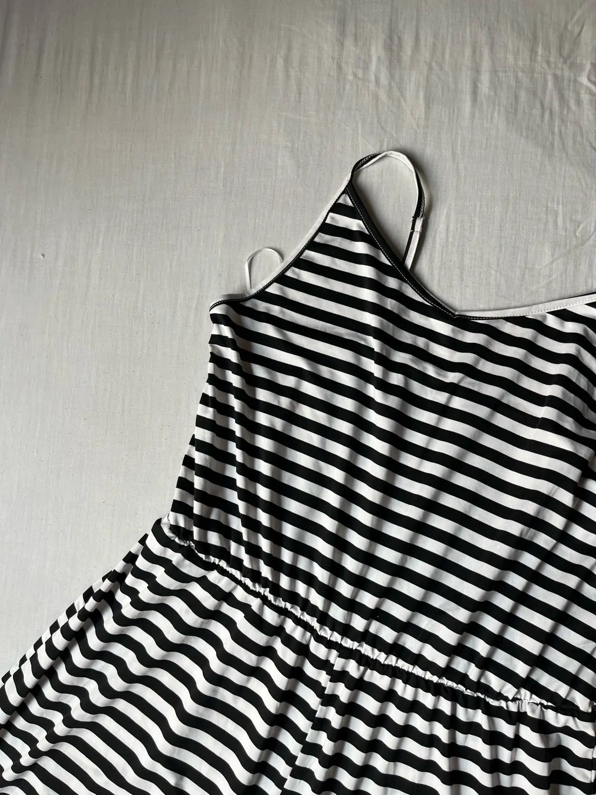 Shein Black and White Striped Playsuit