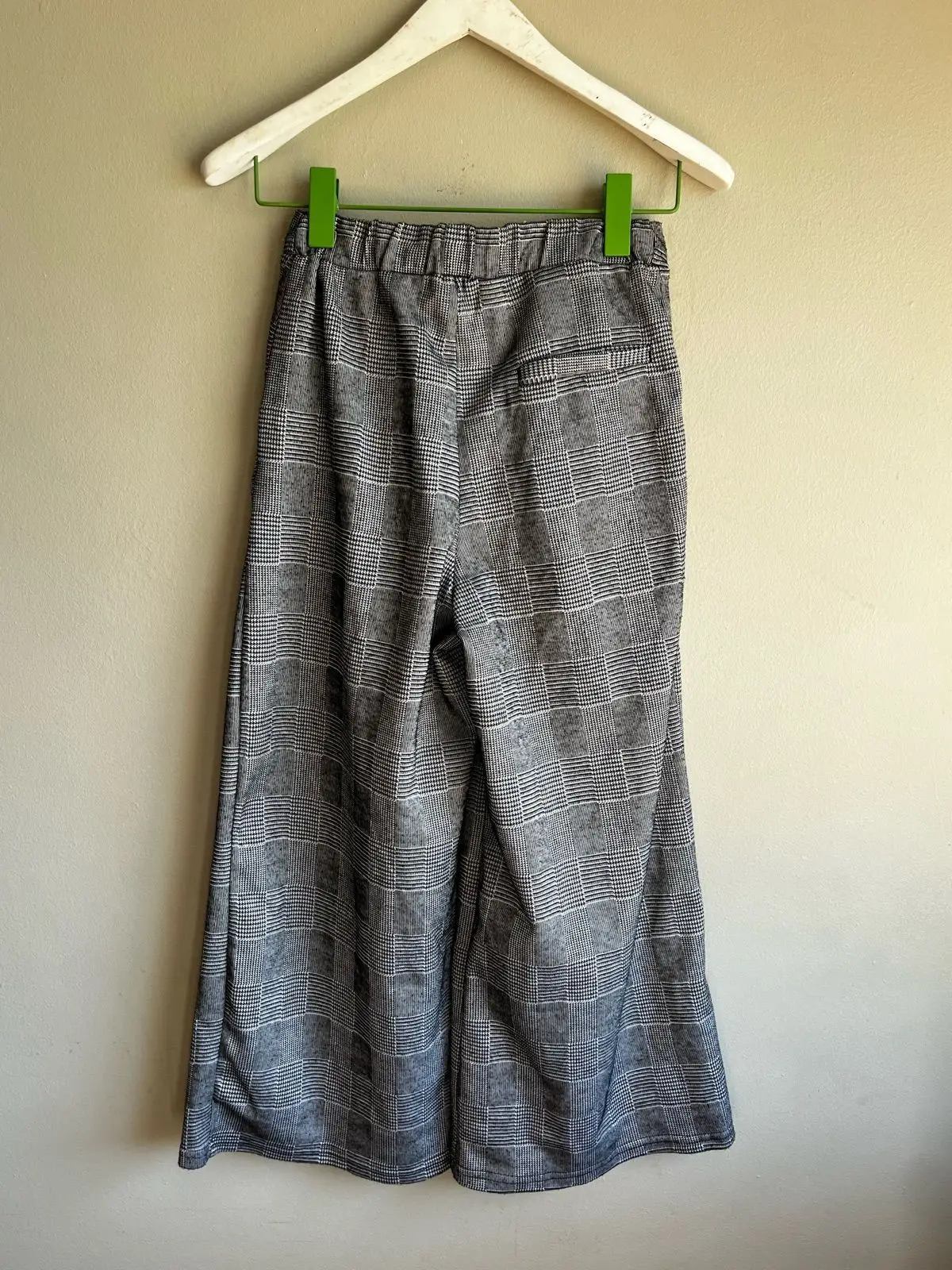 Mr Price Grey Plaid Wide Leg Pants Small