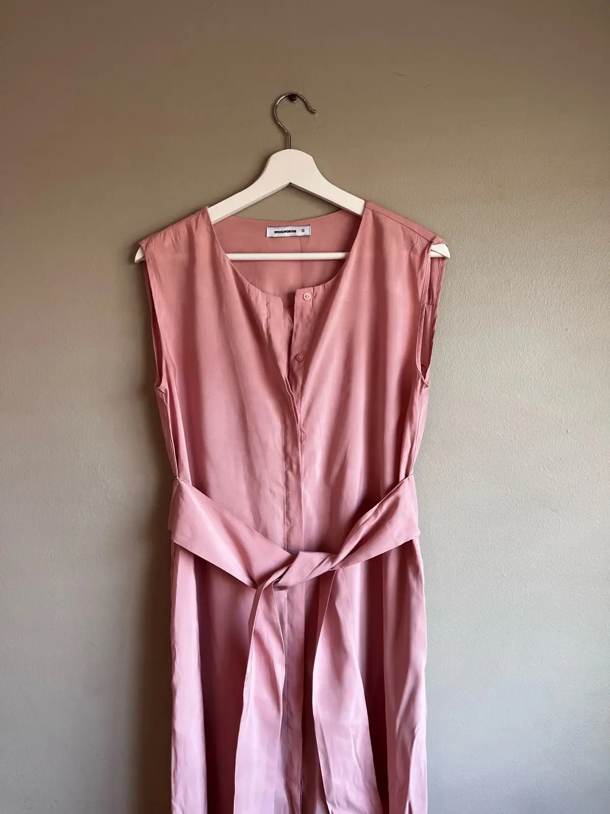 Woolworths Pink Sleeveless Jumpsuit Size 10