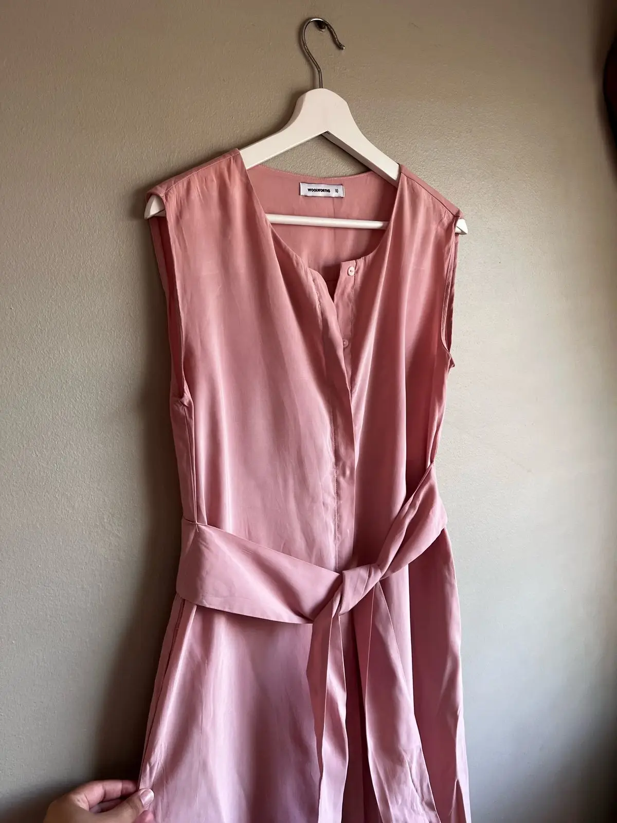 Woolworths Pink Sleeveless Jumpsuit Size 10