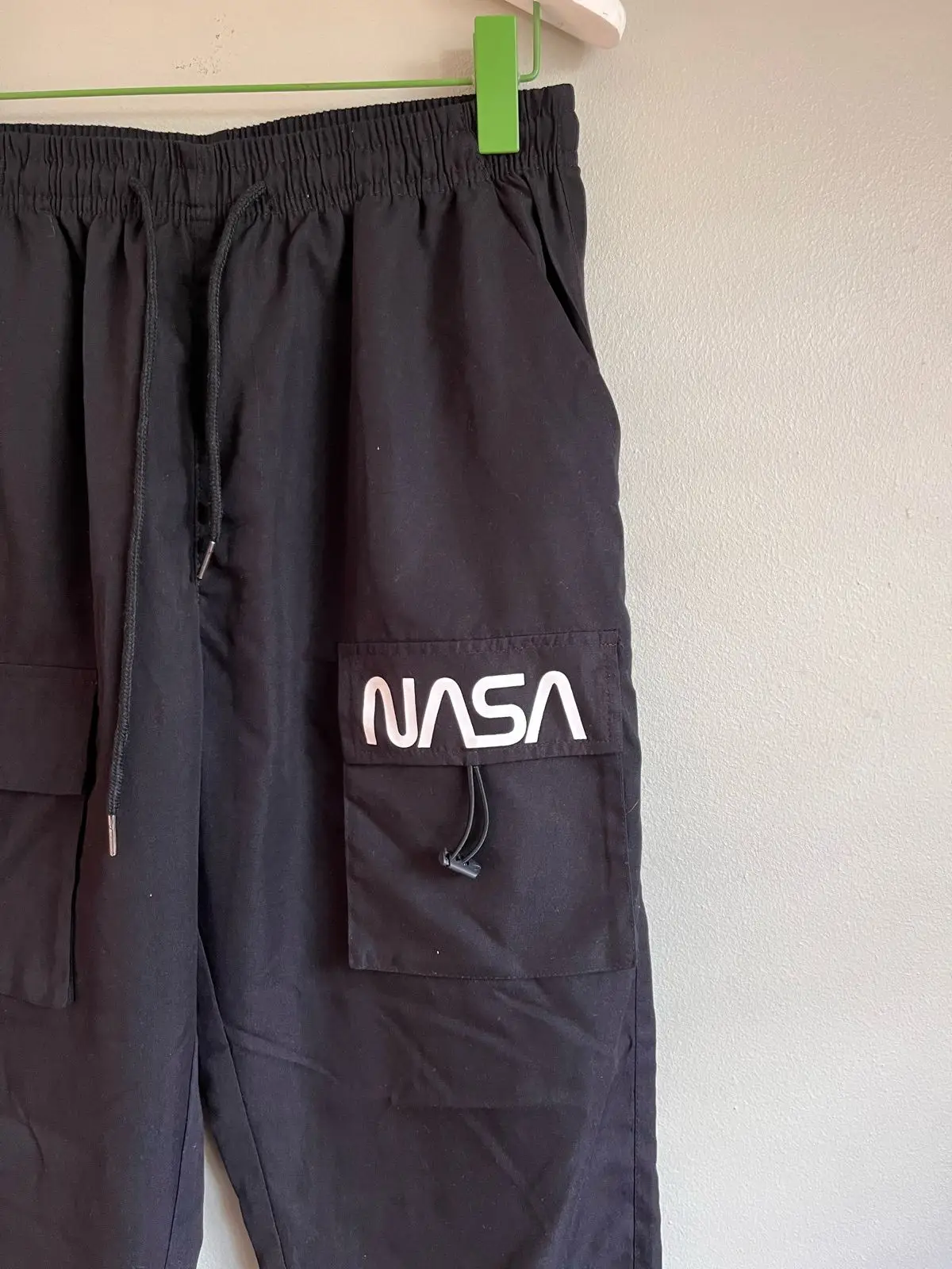 NASA Black Cargo Pants Large