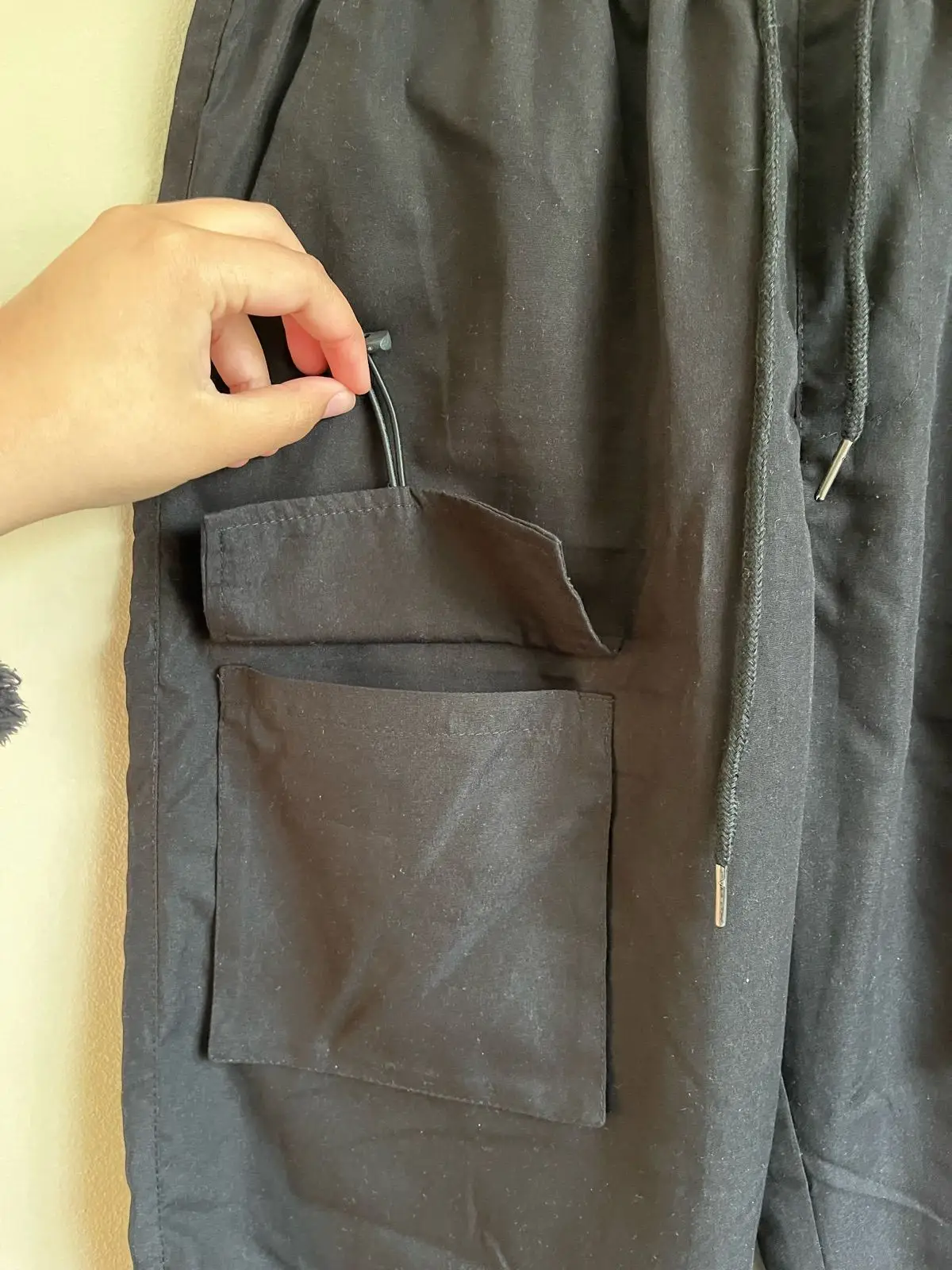 NASA Black Cargo Pants Large