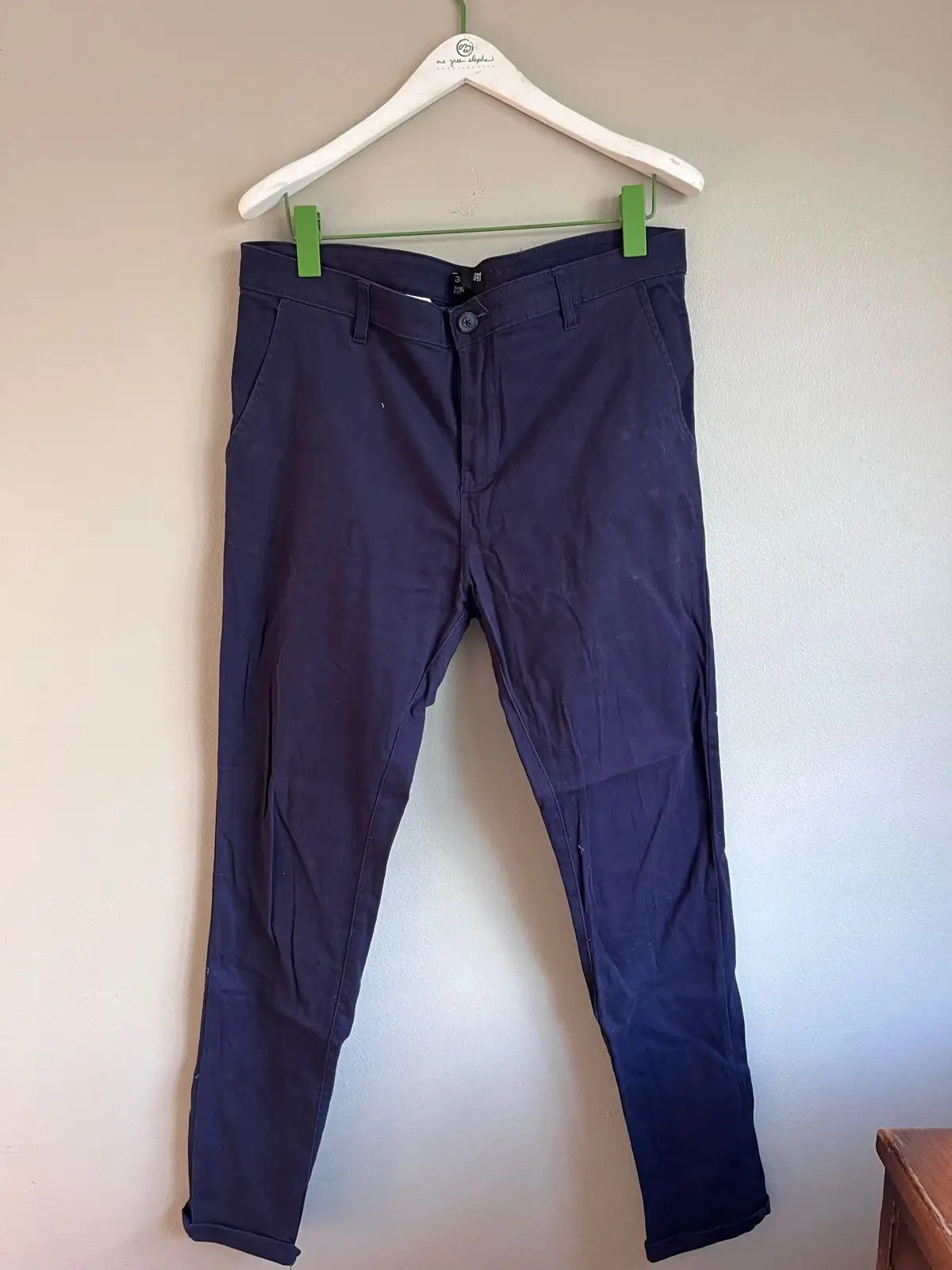 Mr Price Navy Blue Chinos Size 34