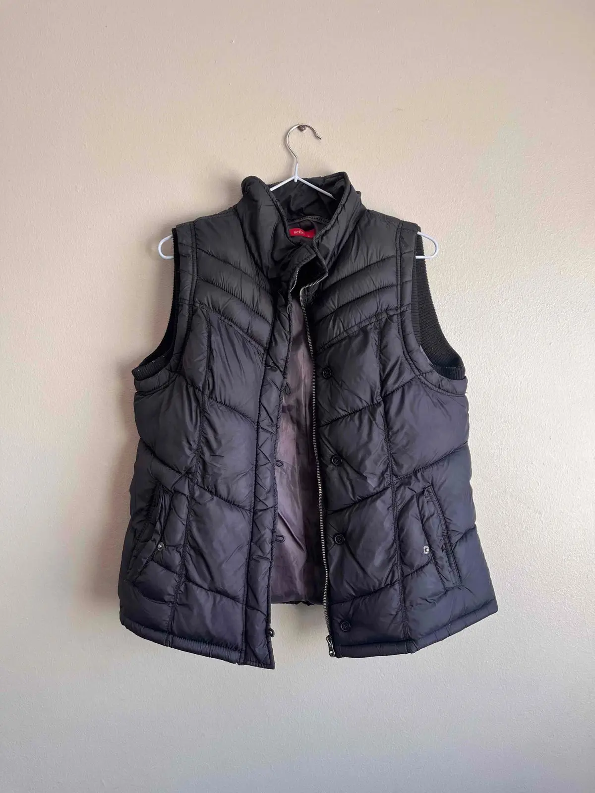 Woolworths Black Puffer Vest