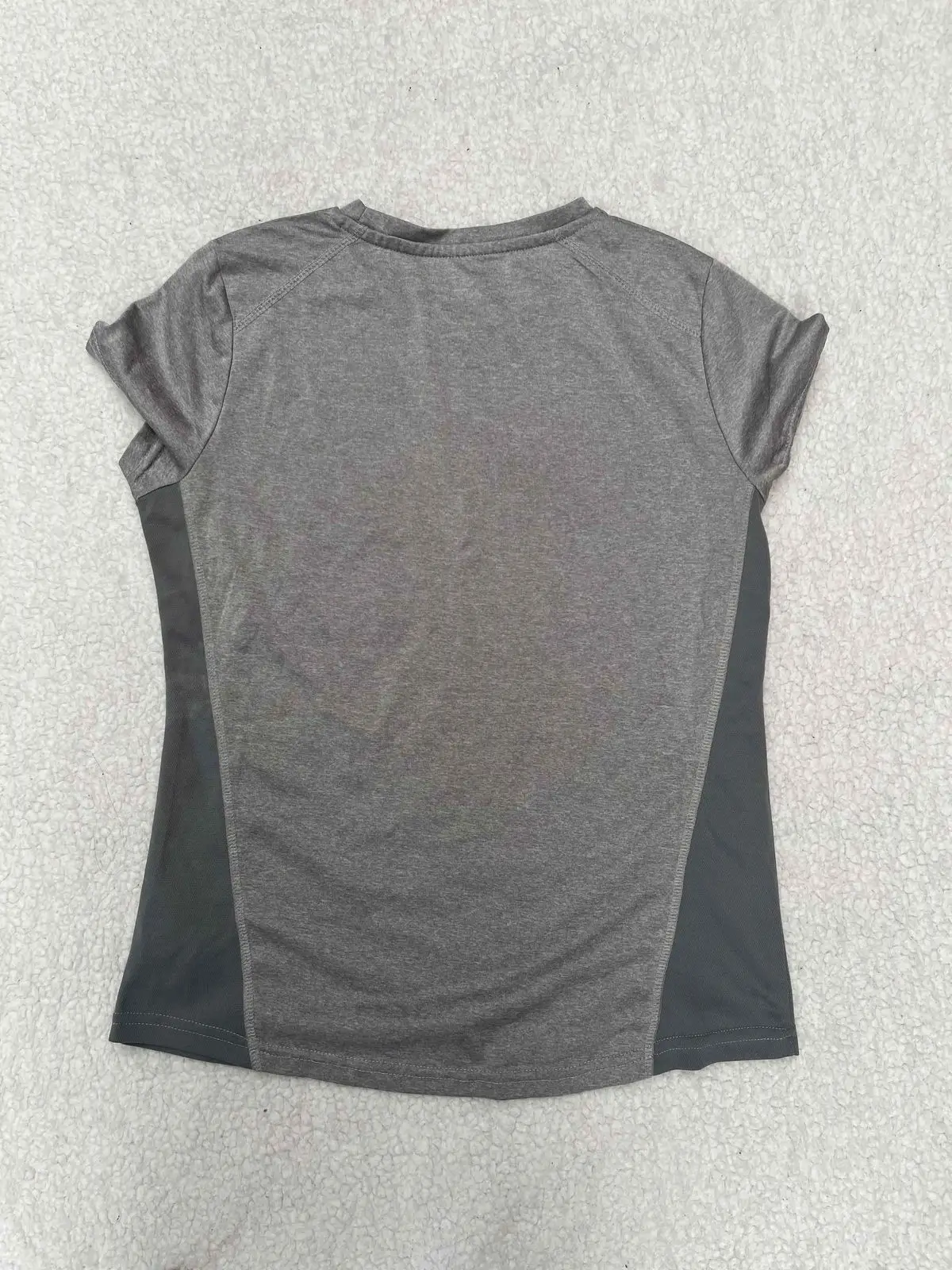 Maxed Grey Short Sleeve Active Top