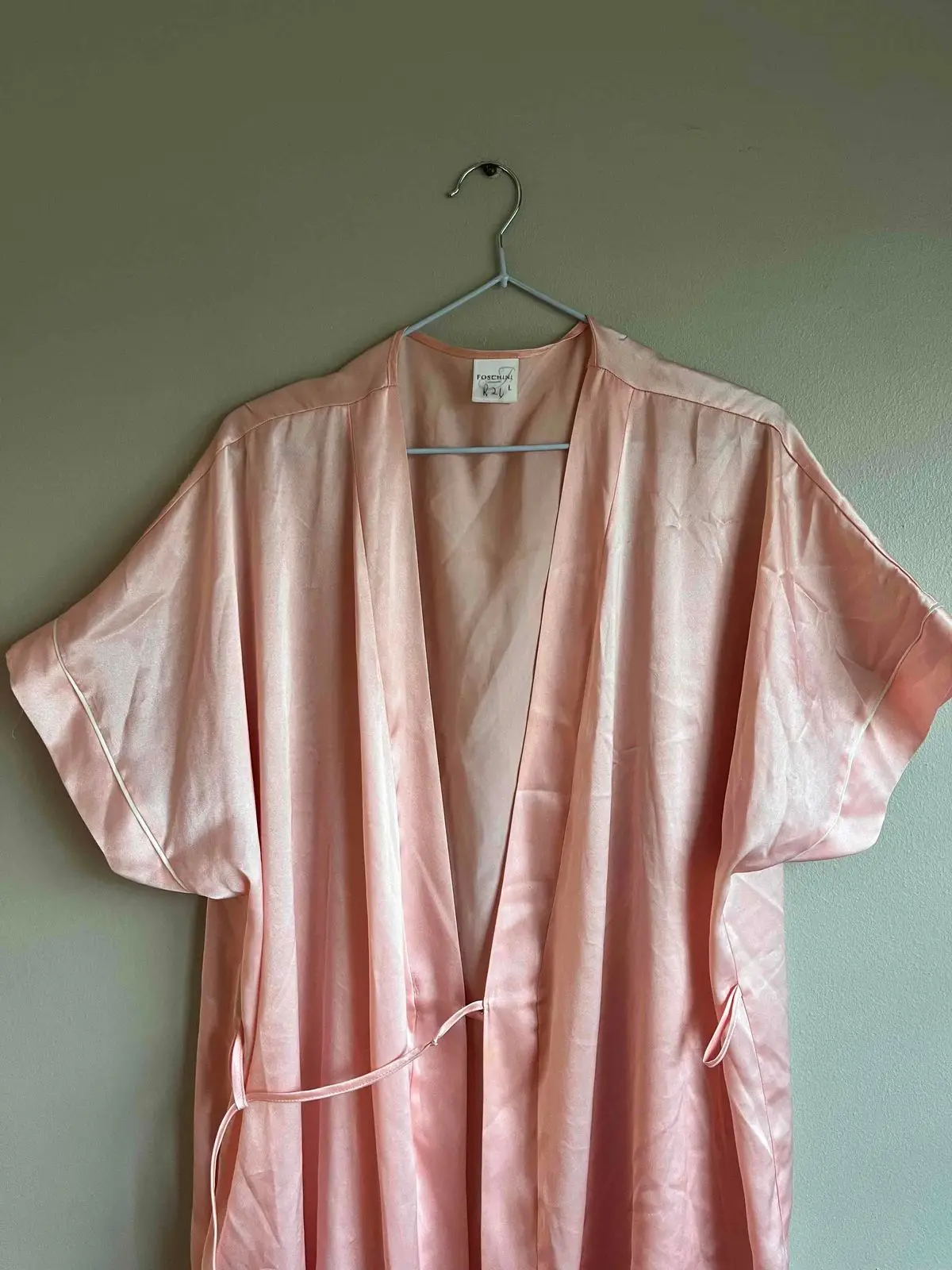 Foschini Pink Satin Robe L