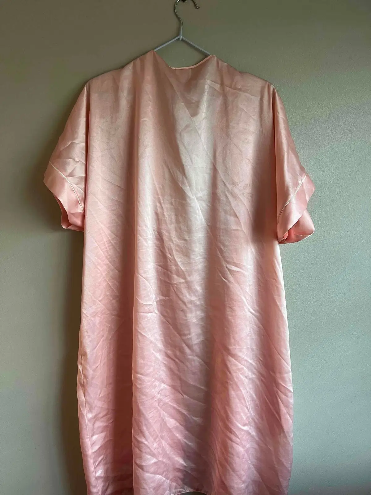 Foschini Pink Satin Robe L