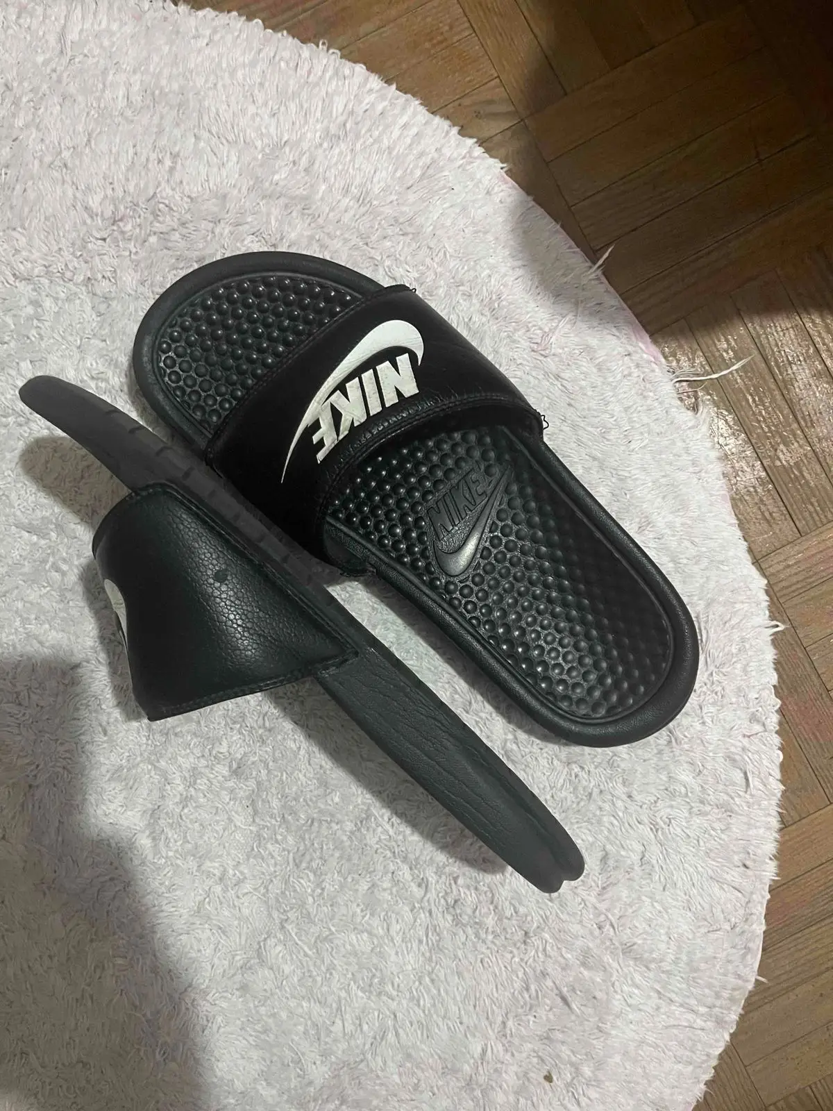 Nike Black Sliders