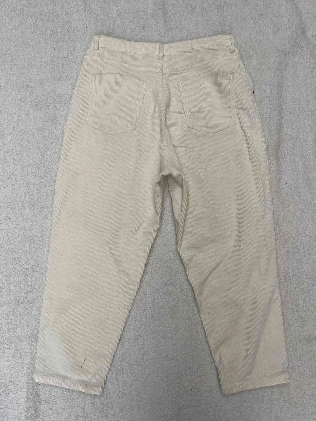 MNG Off-White Corduroy Pants Size 44