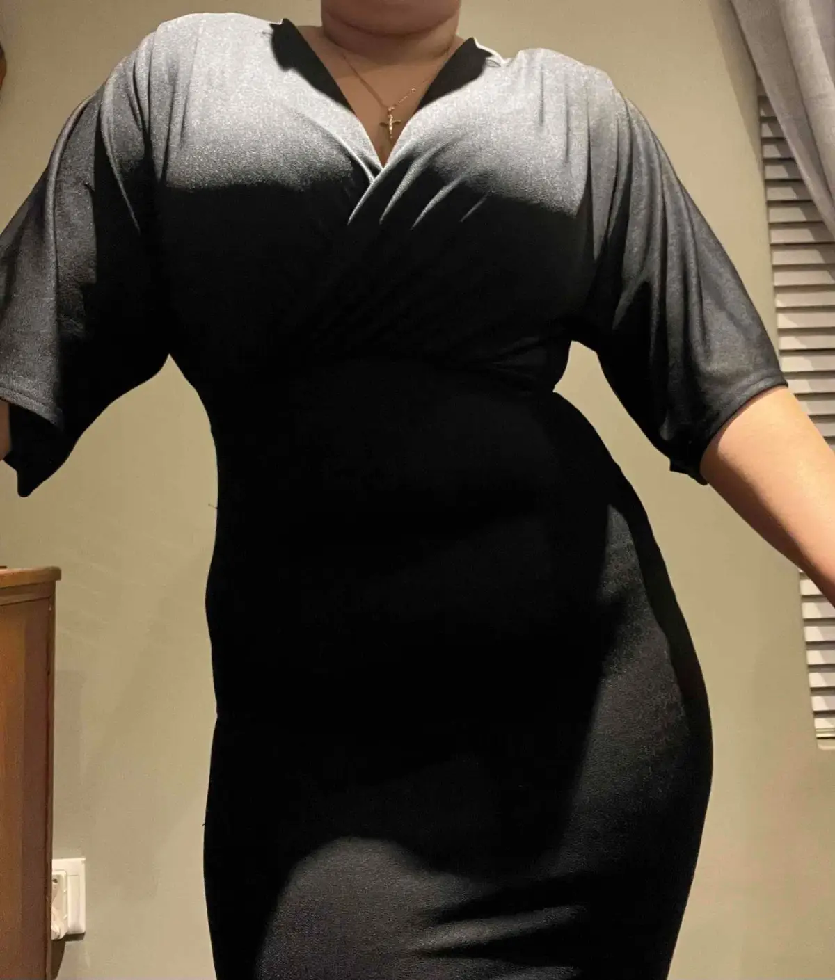 PrettyLittleThing Black V-Neck Top