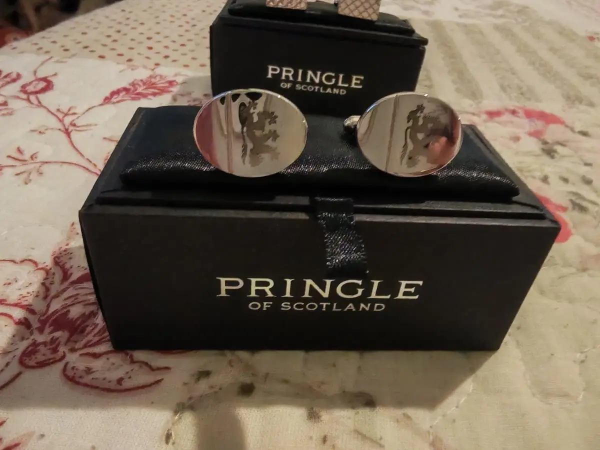 Pringle of Scotland Silver Cufflinks