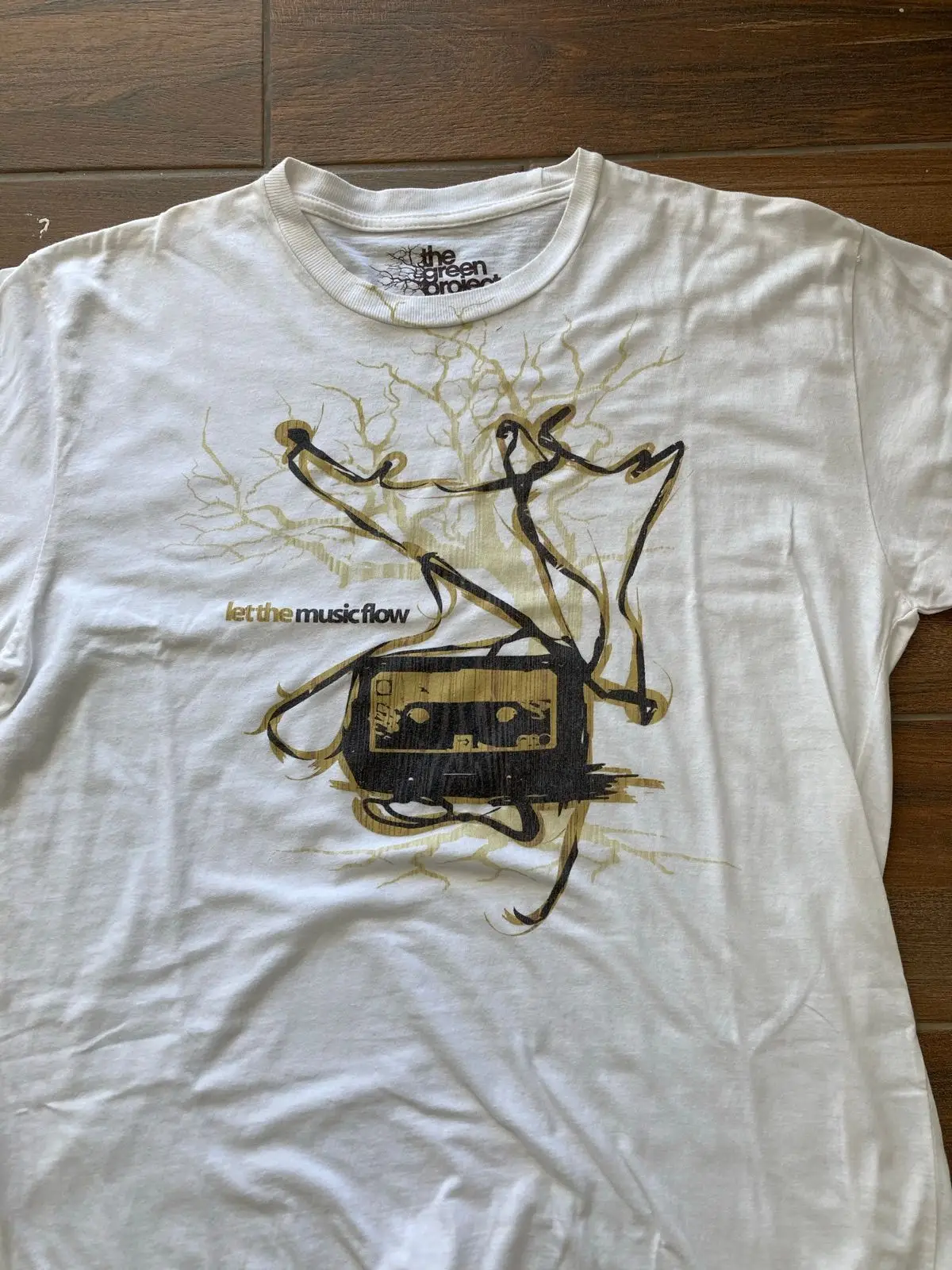 The Green Project White Graphic T-Shirt XL