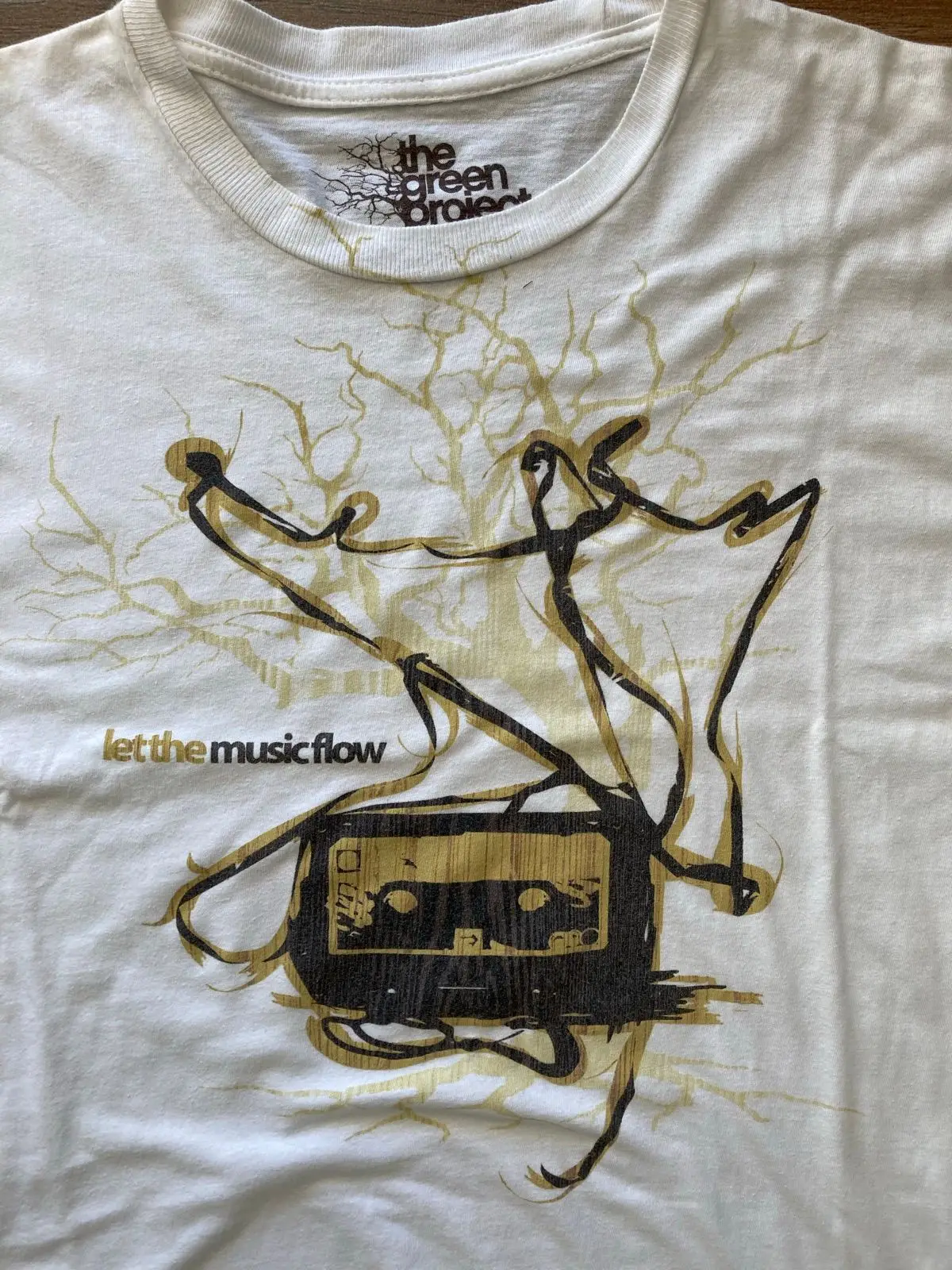 The Green Project White Graphic T-Shirt XL