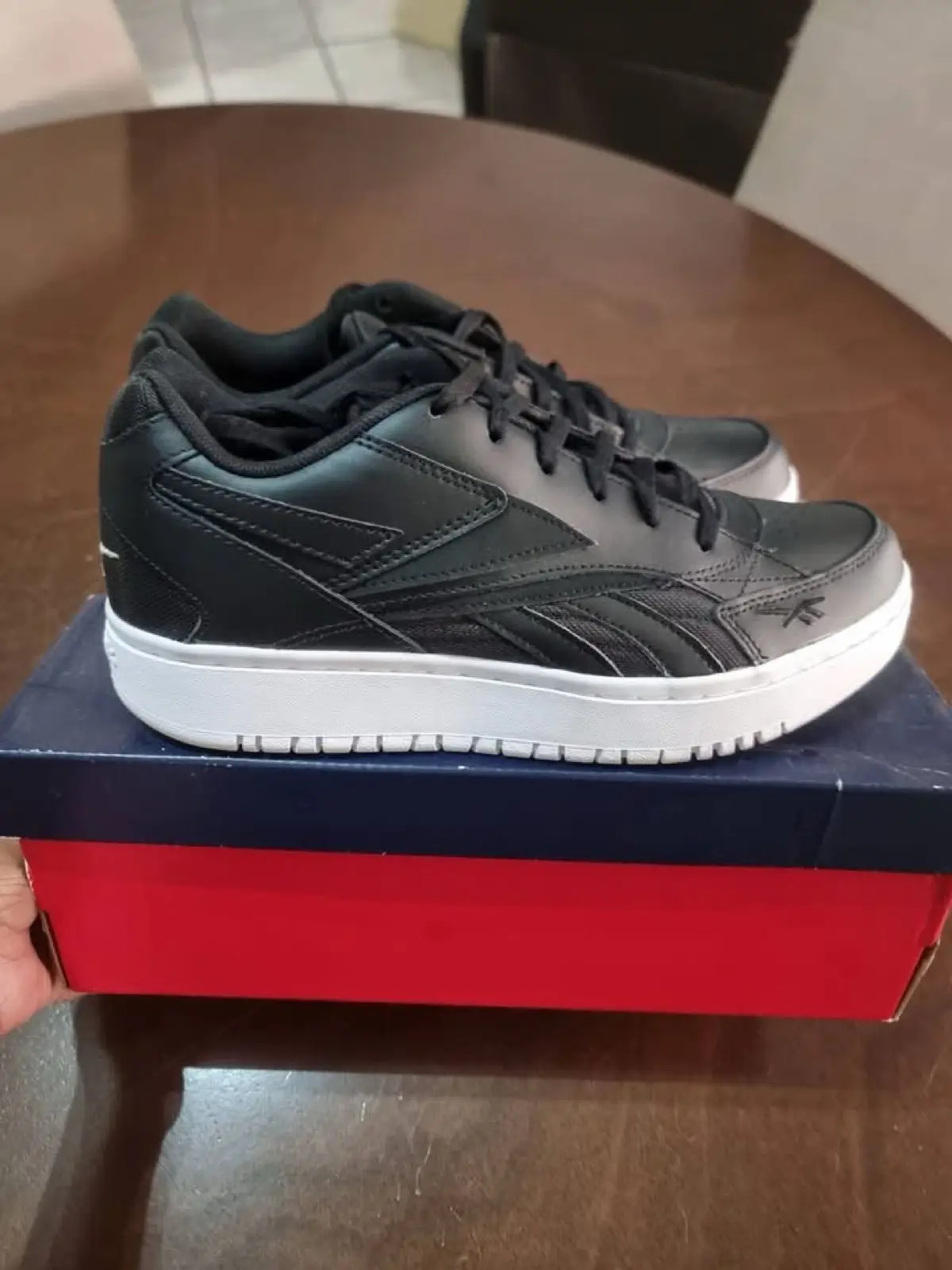 Reebok Court Double Mix Women Sneakers Black Size 6
