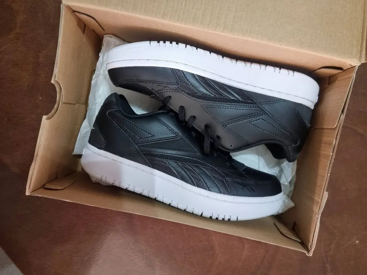 Reebok Court Double Mix Women Sneakers Black Size 6