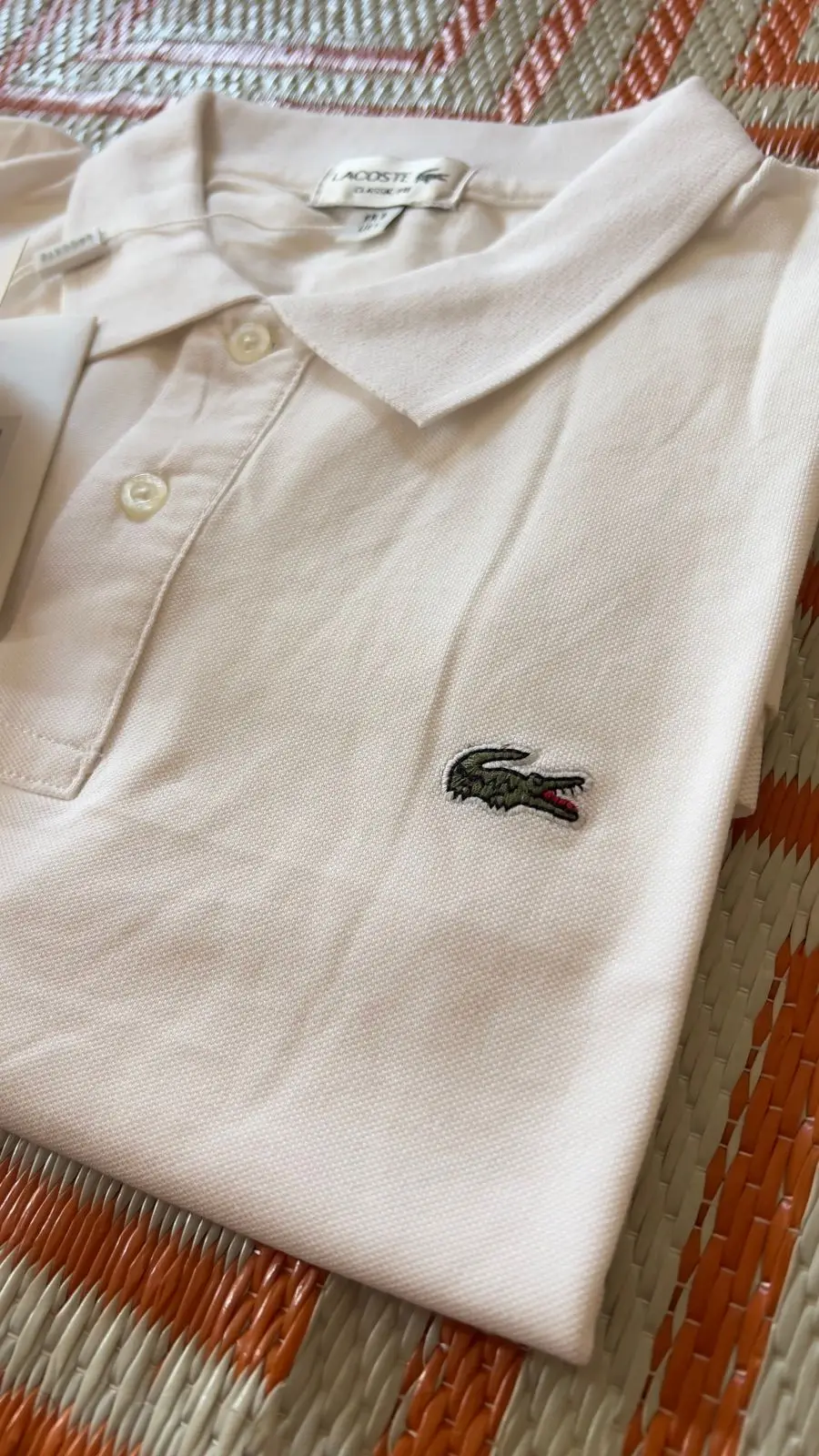 Lacoste White Polo Shirt