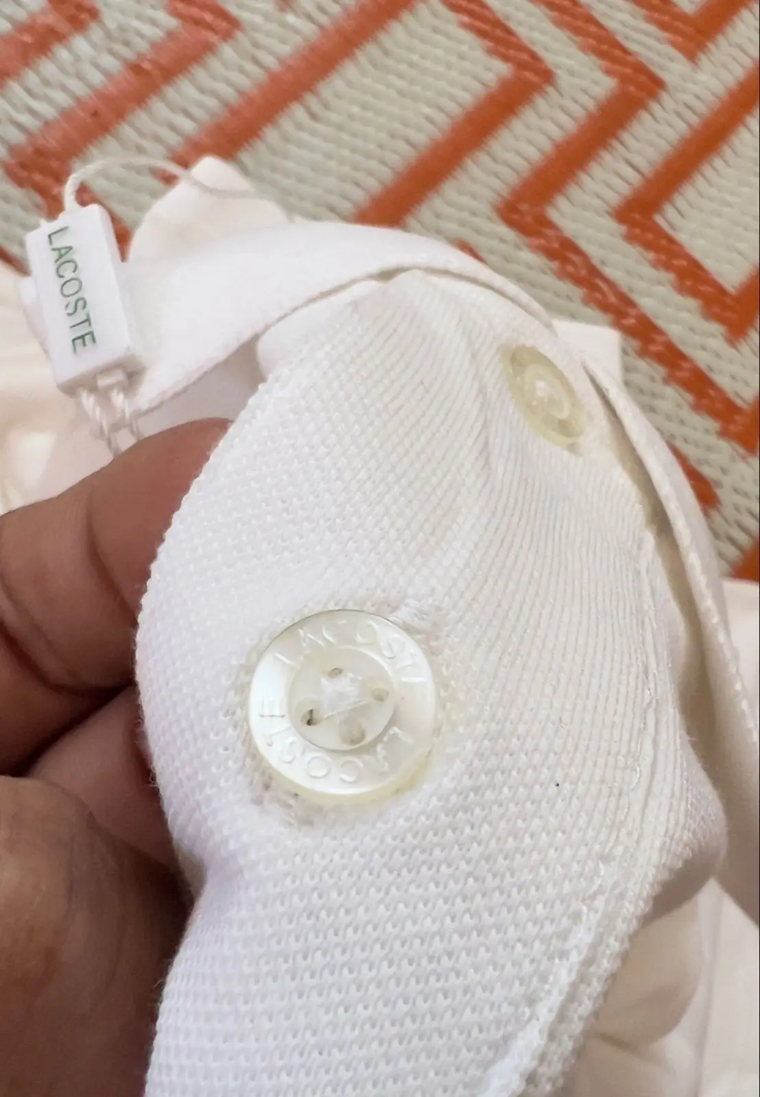 Lacoste White Polo Shirt