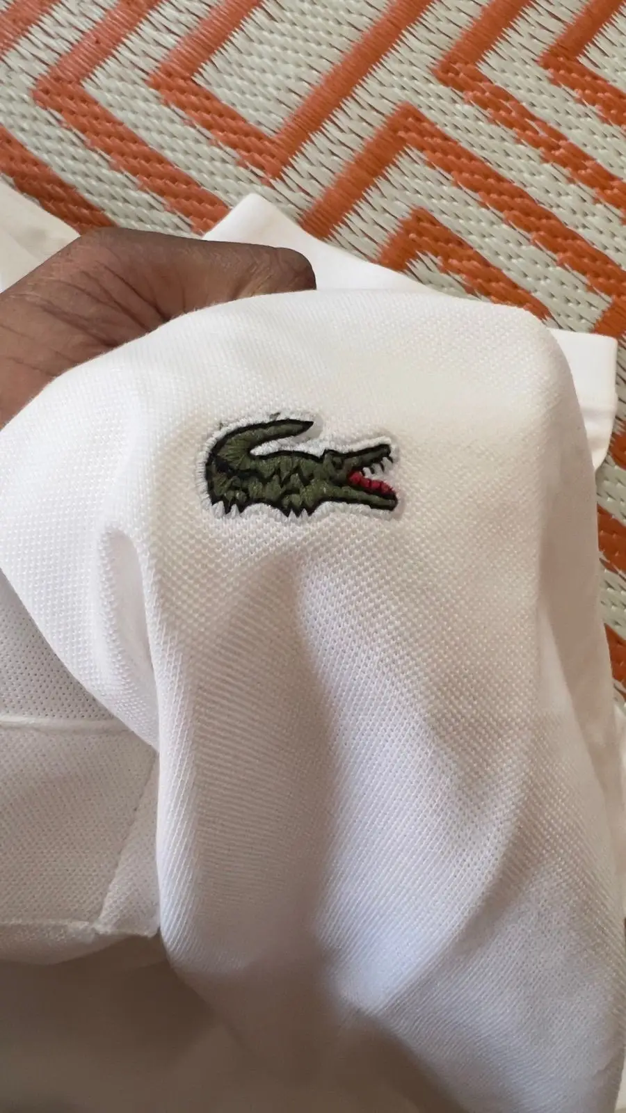 Lacoste White Polo Shirt