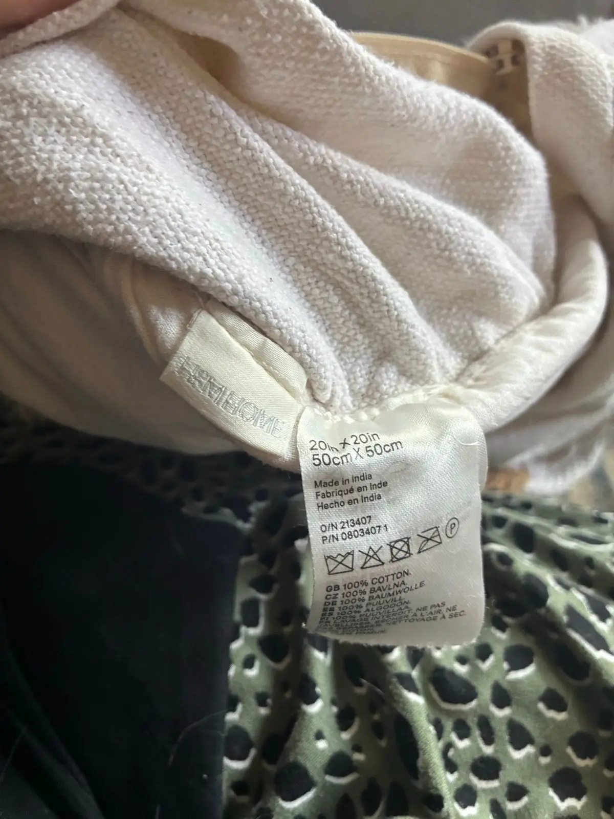 H&M Tufted Scatter Cushion Cover with Tassels