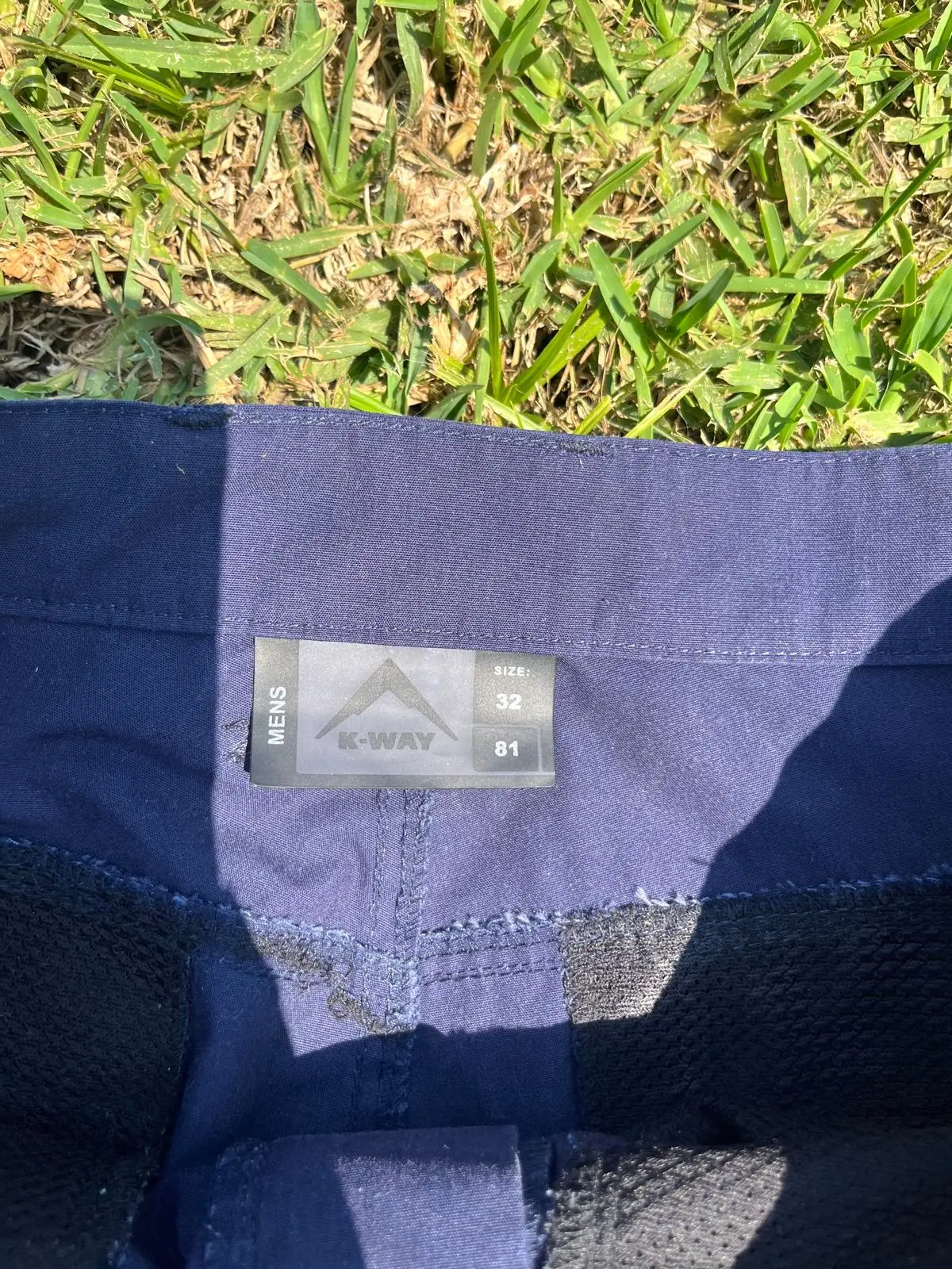 K-Way Slim Fit Cargo Shorts Navy